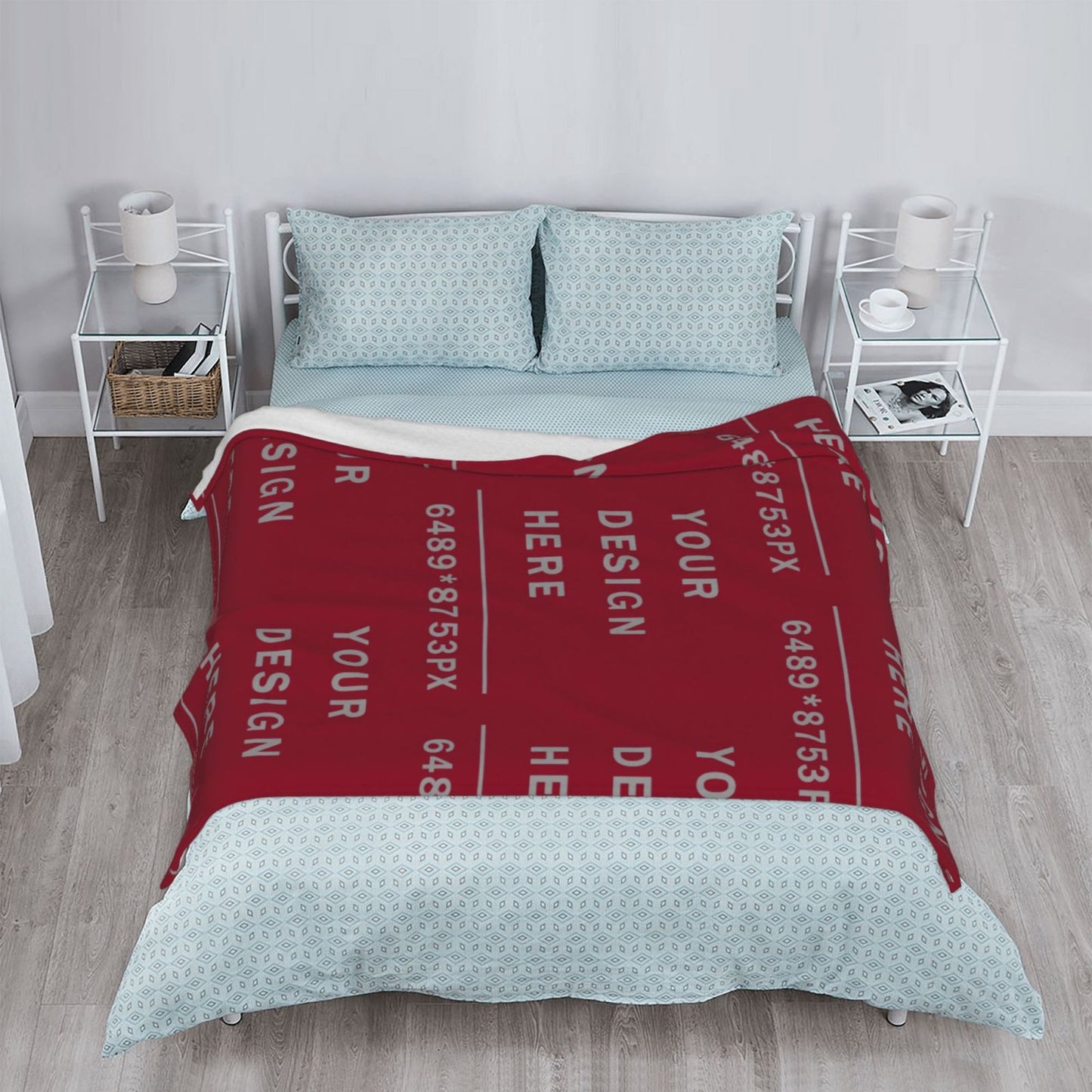 Custom Thickened Flannel Blanket -60×80in (vertical styles)-POD