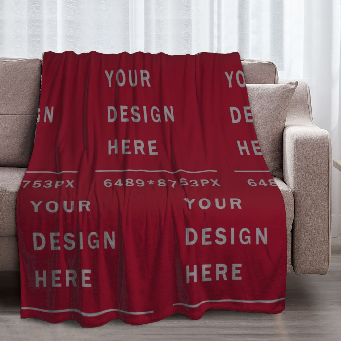 Custom Thickened Flannel Blanket -60×80in (vertical styles)-POD
