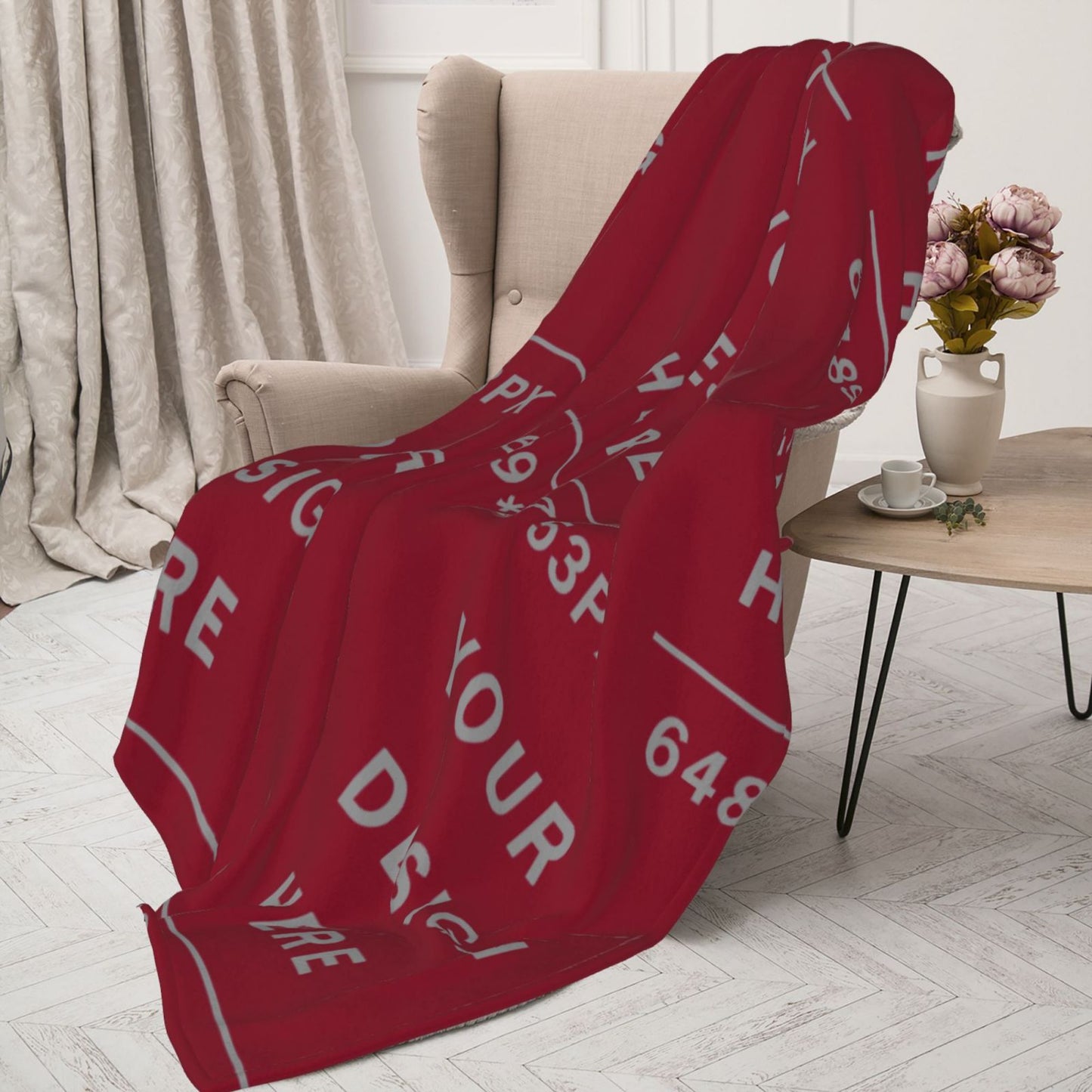 Custom Thickened Flannel Blanket -60×80in (vertical styles)-POD