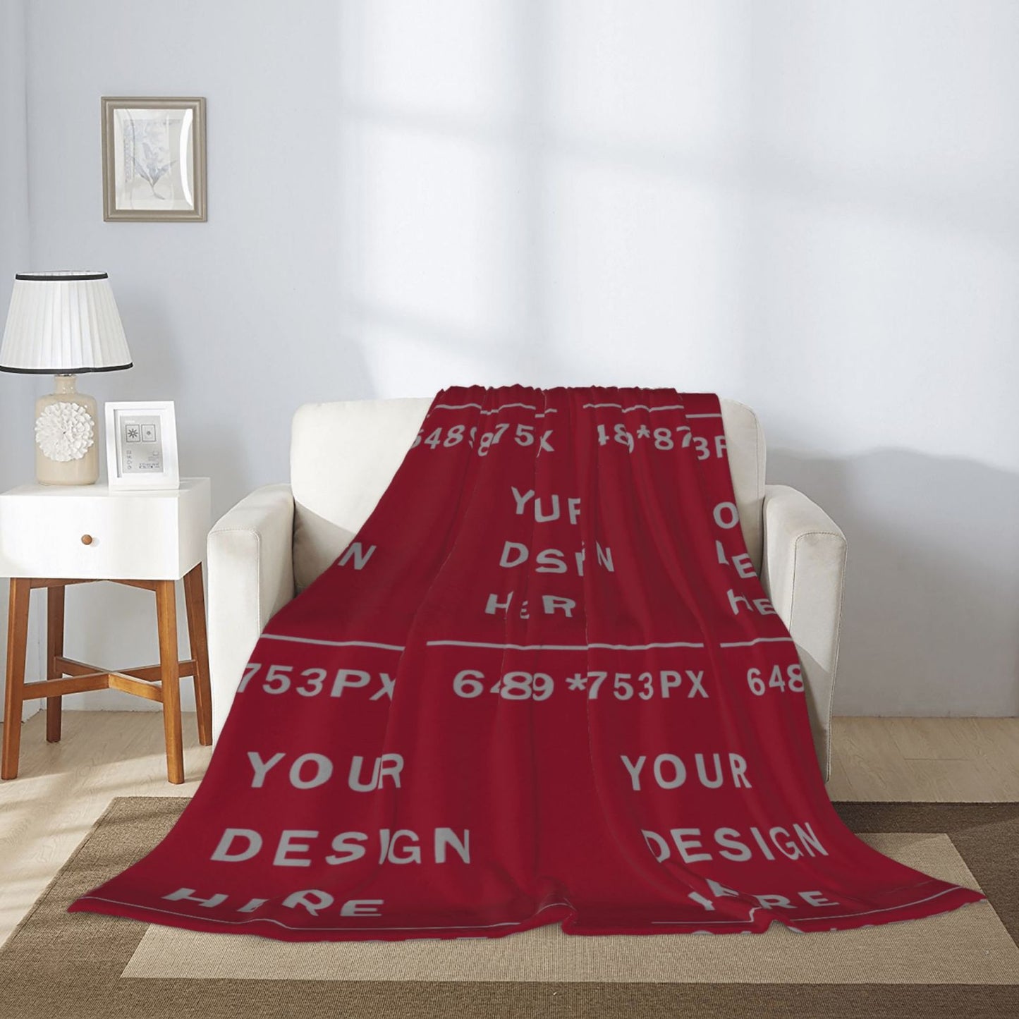 Custom Thickened Flannel Blanket -60×80in (vertical styles)-POD