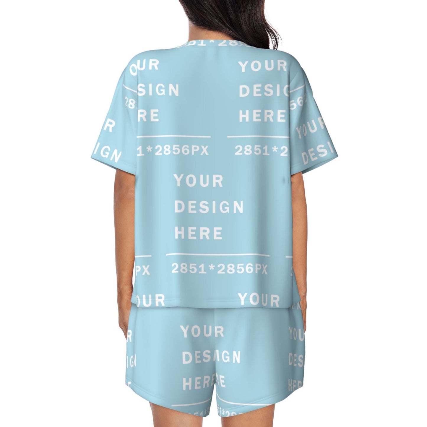 Custom Women's Short-Sleeved Pajama