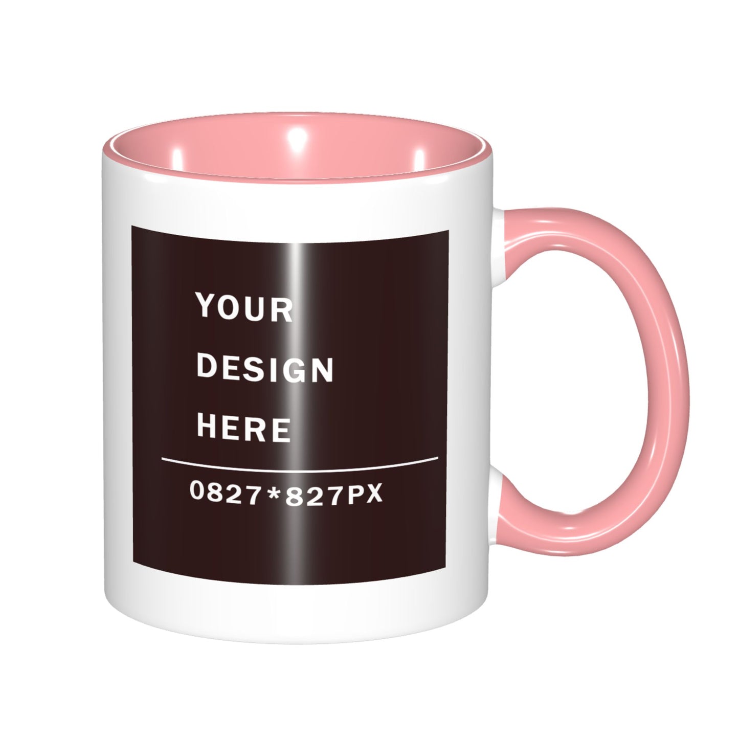 Design your Mug -Bicolor Ceramic Mug -Two Side Printed