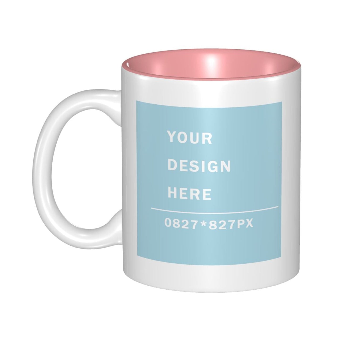 Design your Mug -Inner Color Ceramic Mug-Two Side Printed