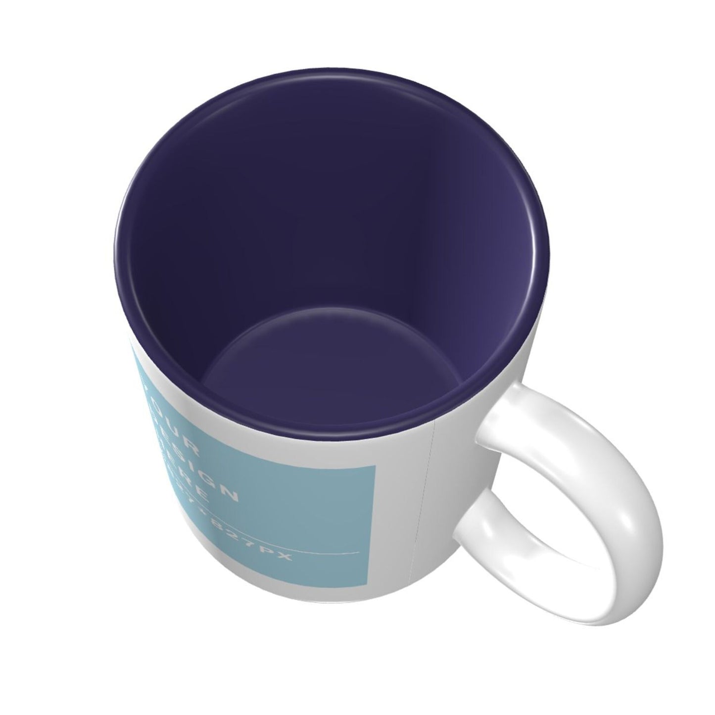 Design your Mug -Inner Color Ceramic Mug-Two Side Printed