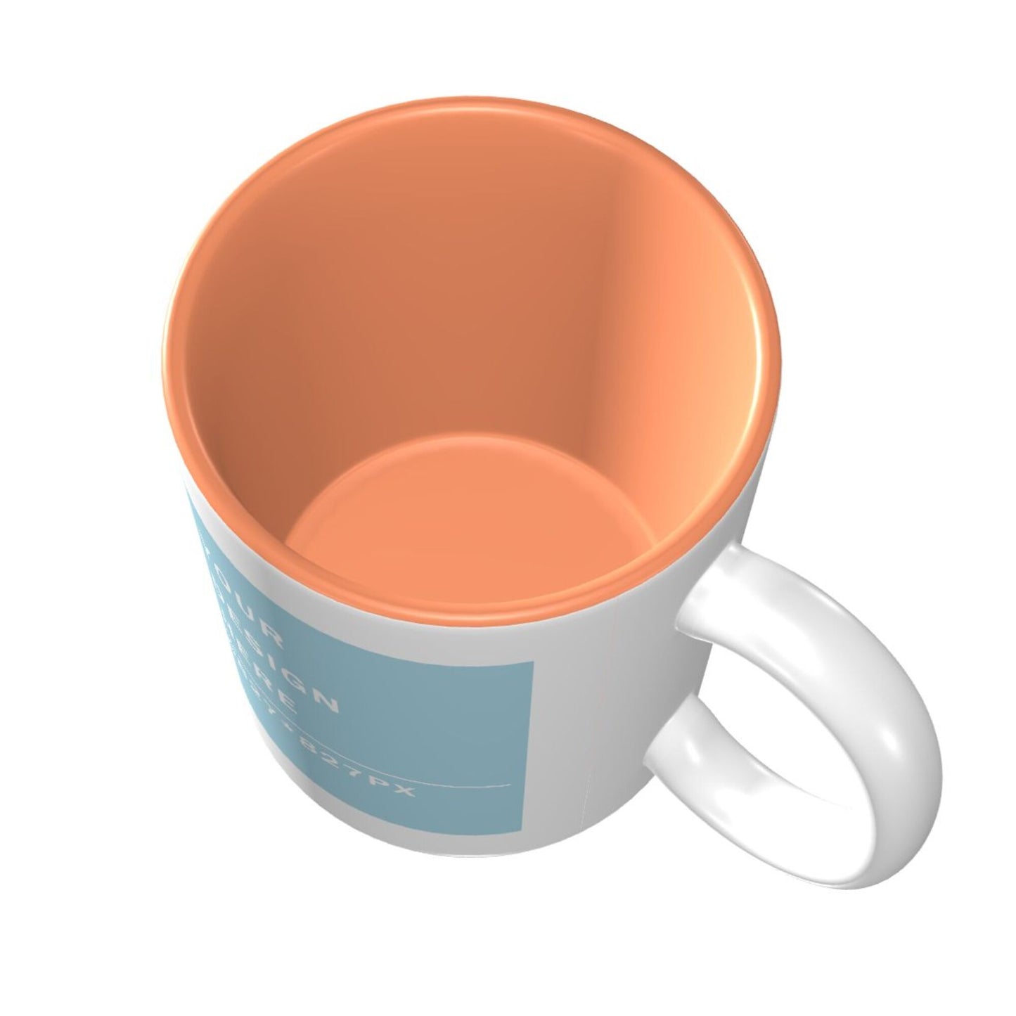 Design your Mug -Inner Color Ceramic Mug-Two Side Printed