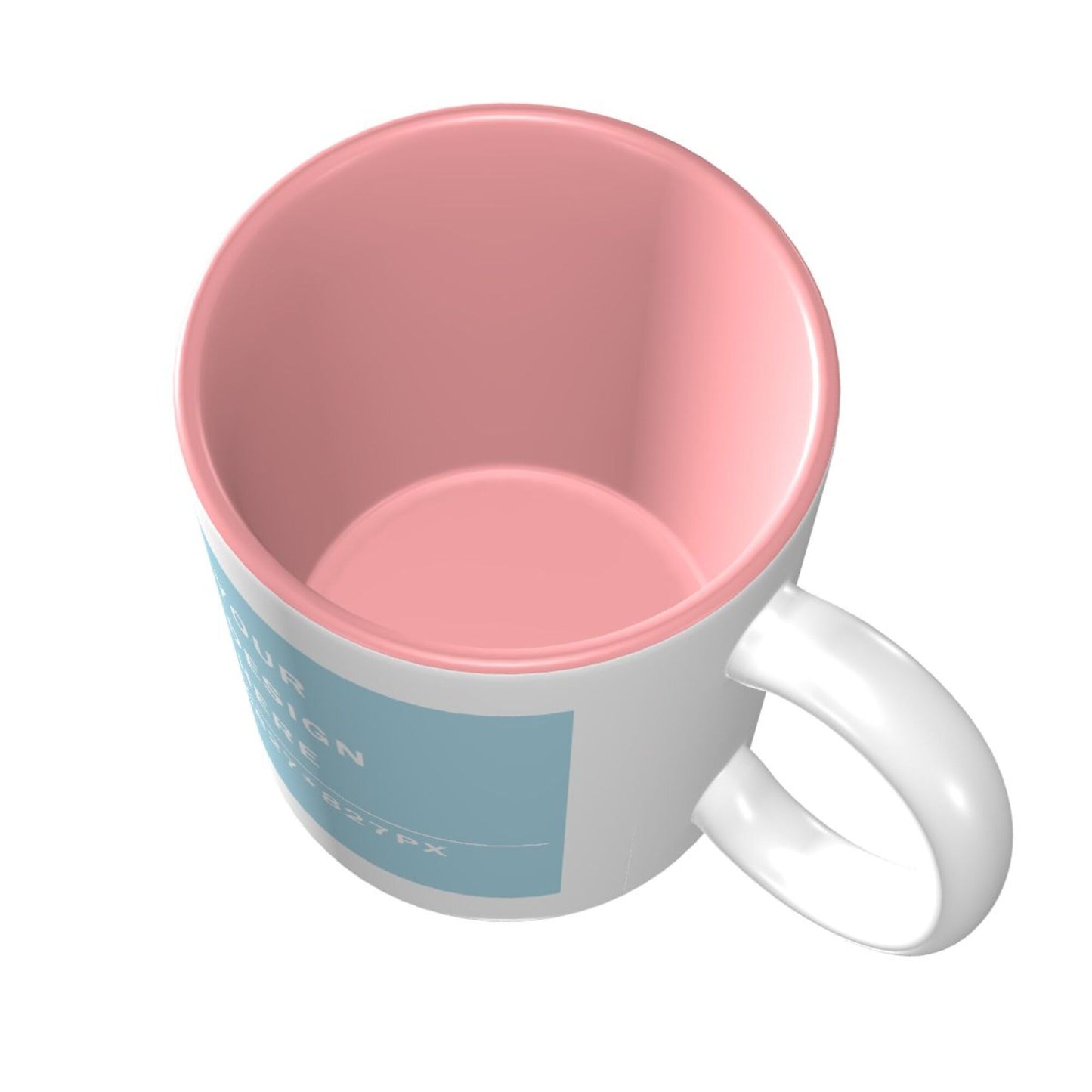 Design your Mug -Inner Color Ceramic Mug-Two Side Printed