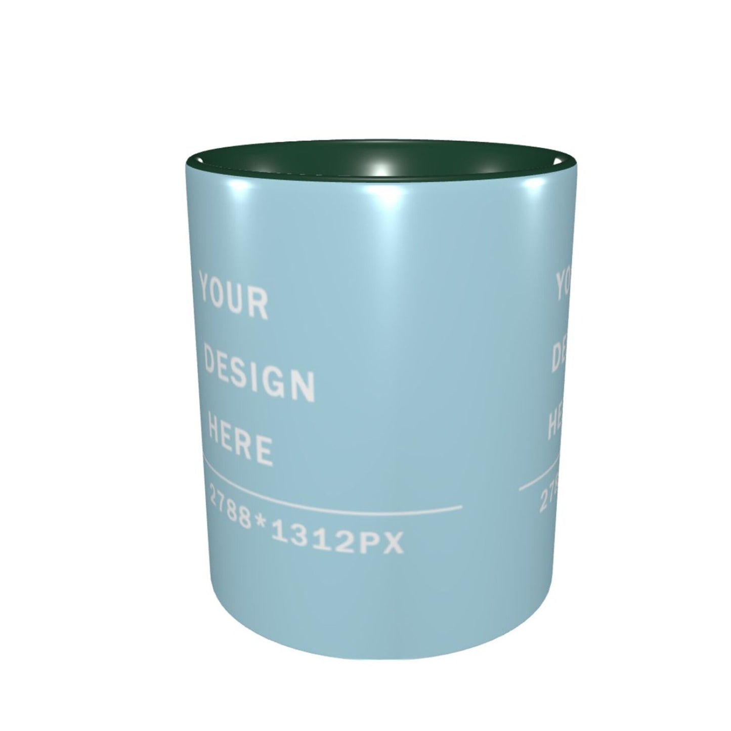 Design your Mug -Inner Color Ceramic Mug-Surface around Printed