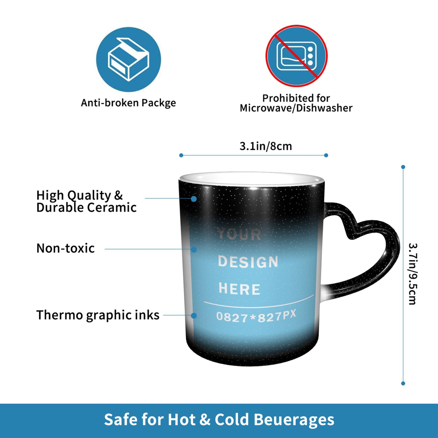 Design your Mug -Color Changing Mug In The Sky-POD