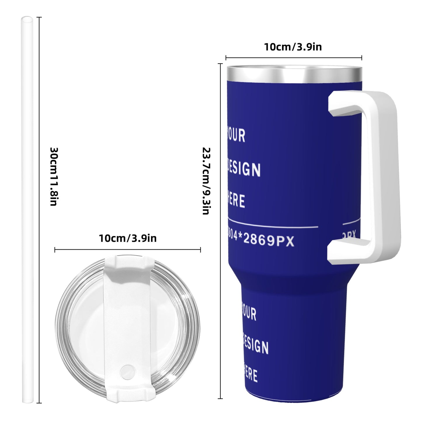 Design your Cup-  40OZ Ice Domination Cup With Handle