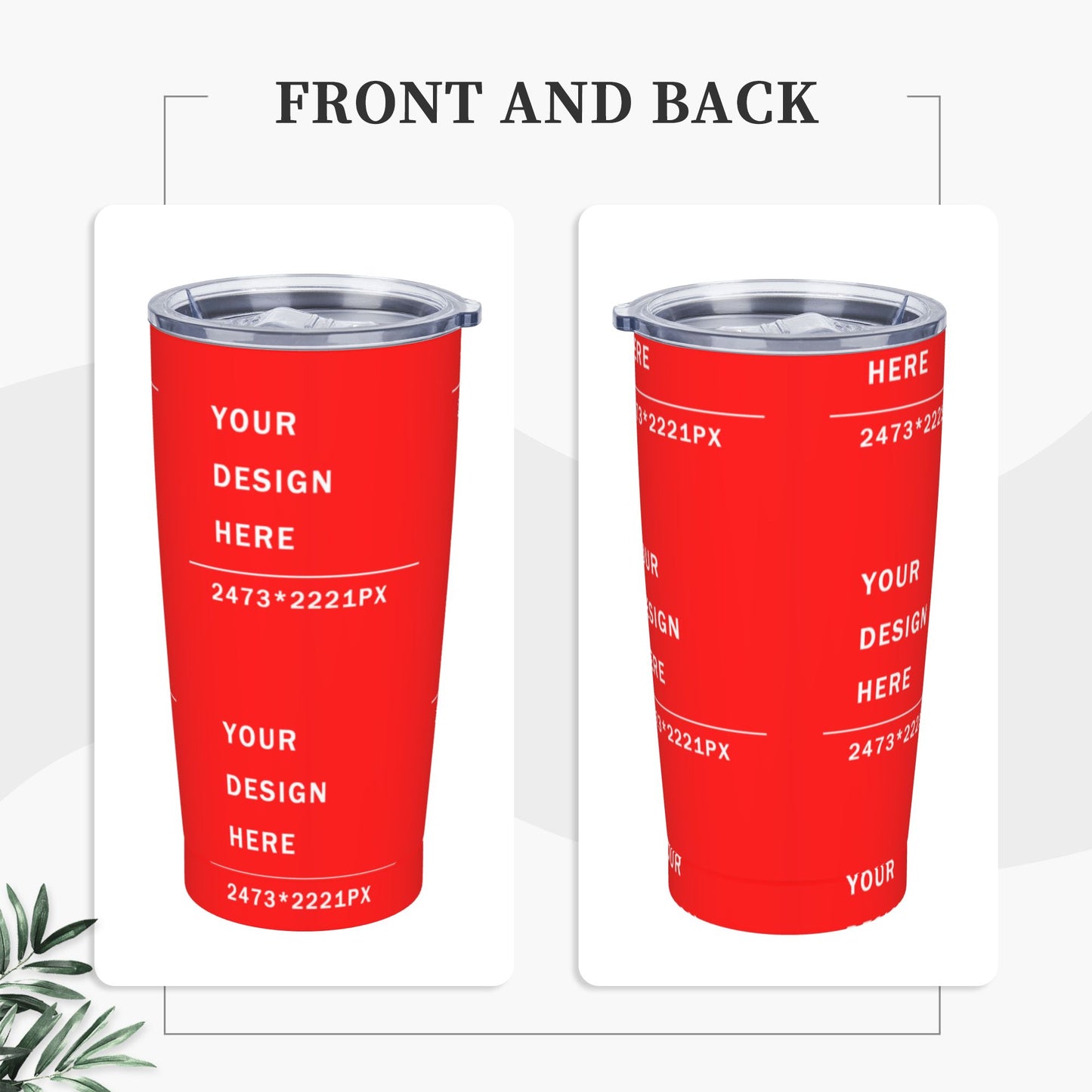 Design your Cup- stainless steel Insulated Travel Cup