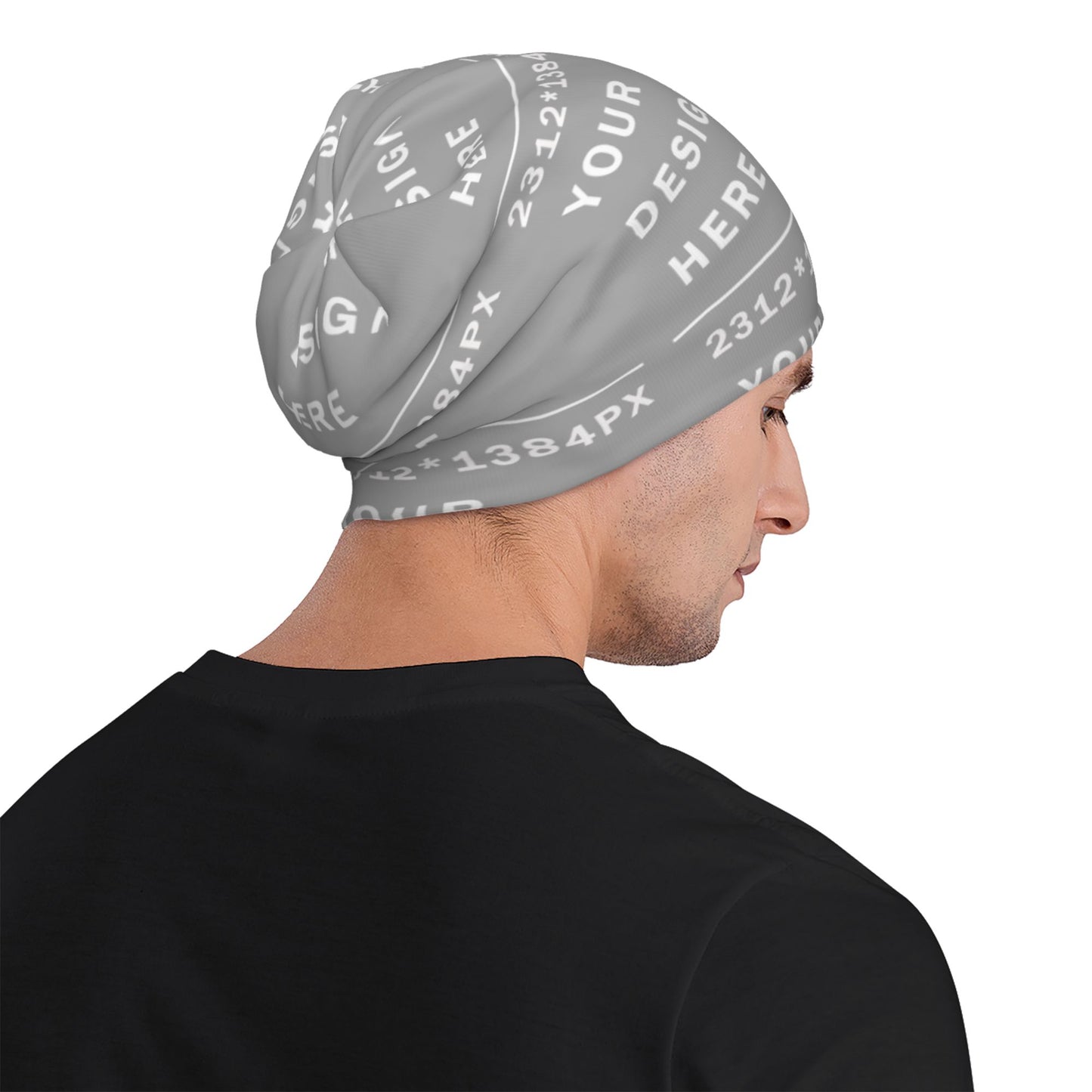 Custom full-printed Knitted Beanie