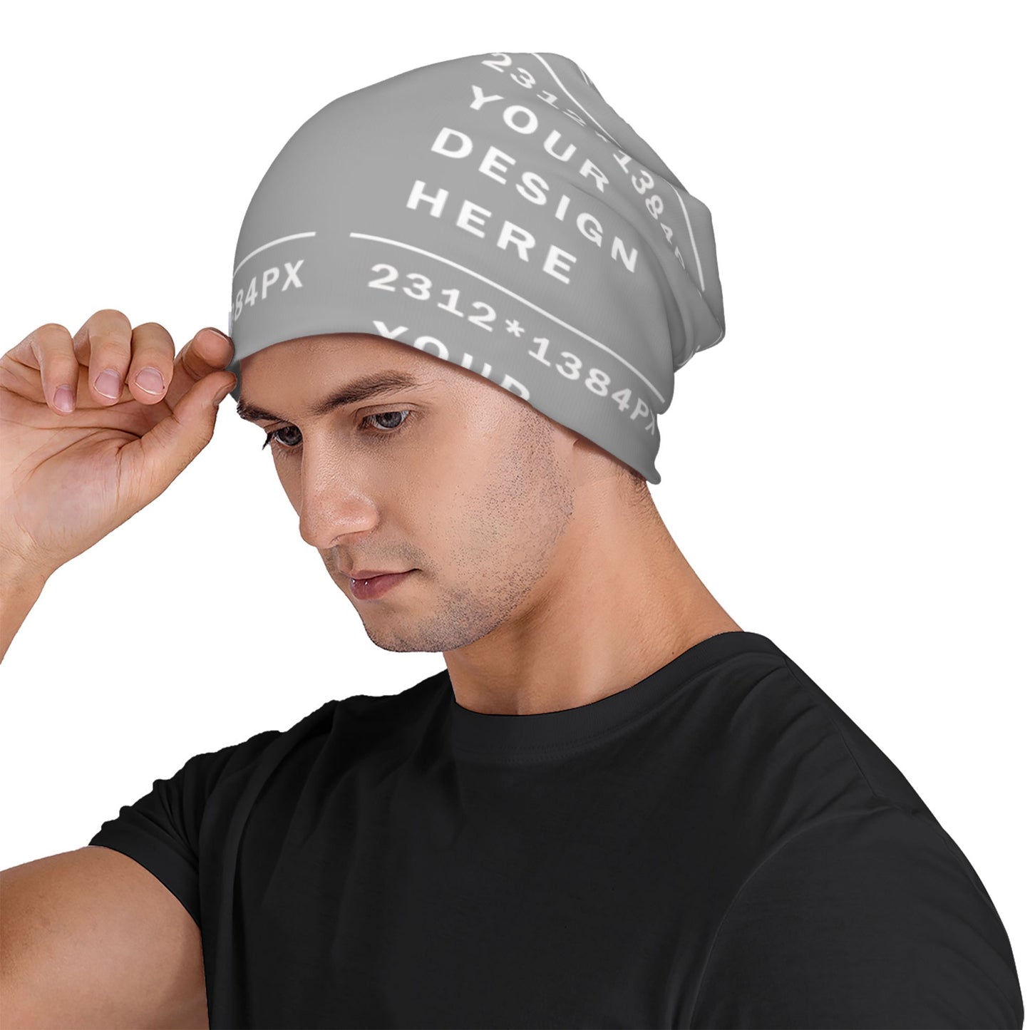 Custom full-printed Knitted Beanie