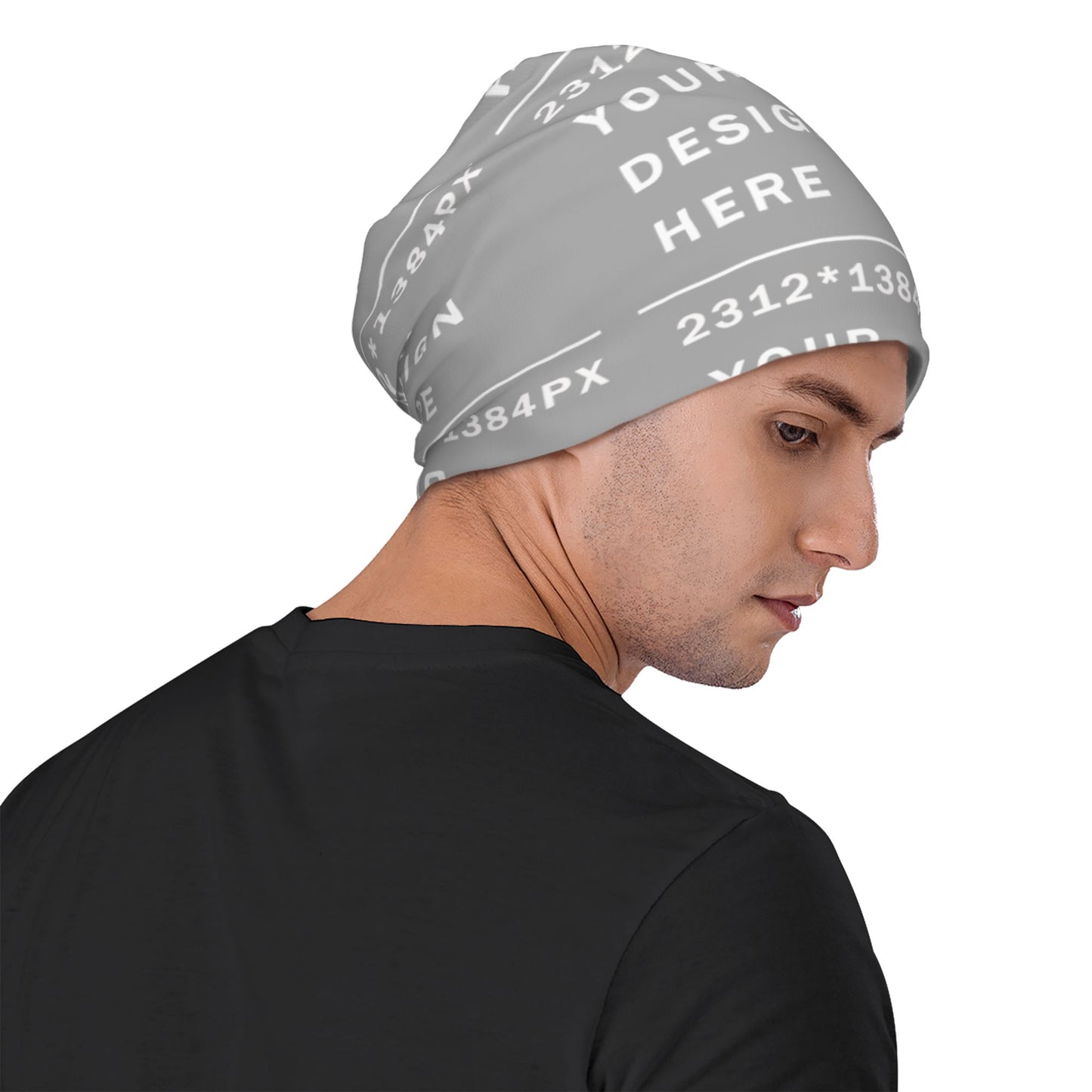 Custom full-printed Knitted Beanie