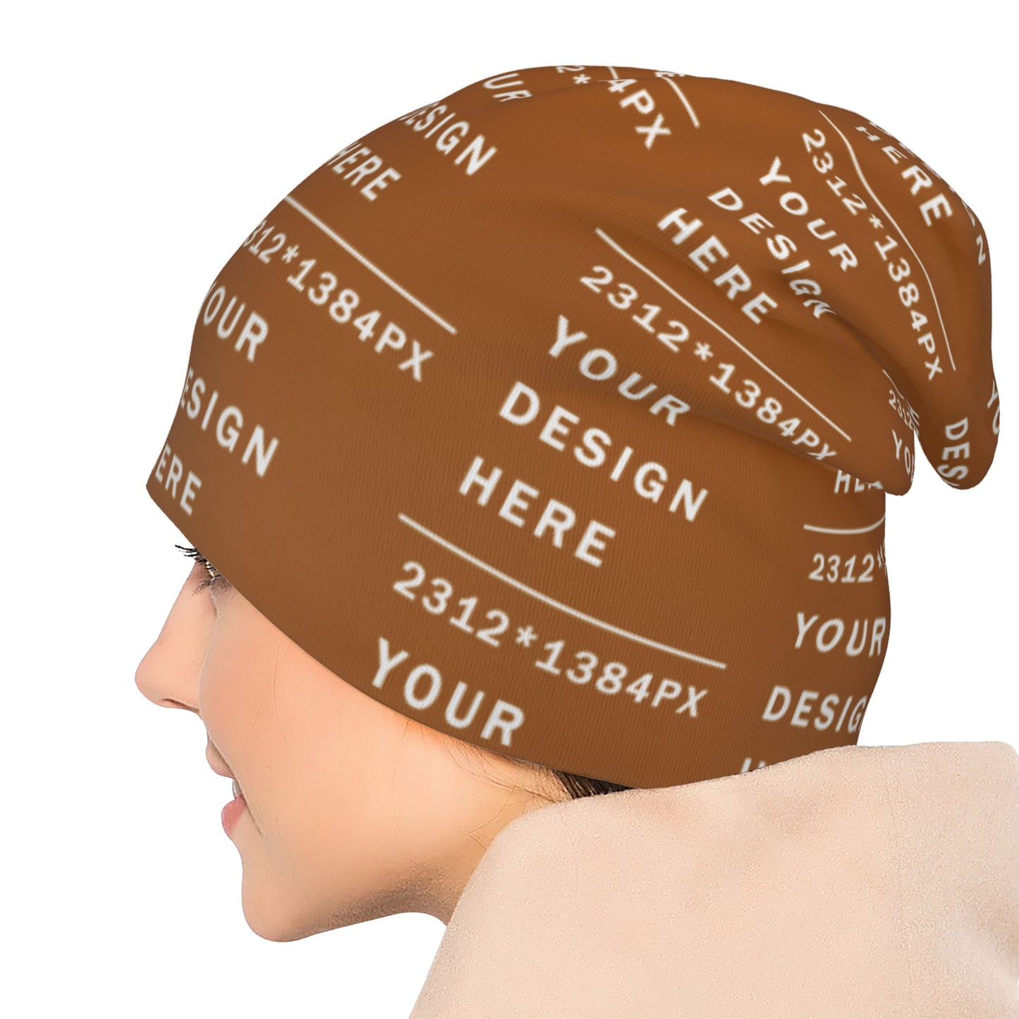 Custom full-printed Fashion Knitted Beanie