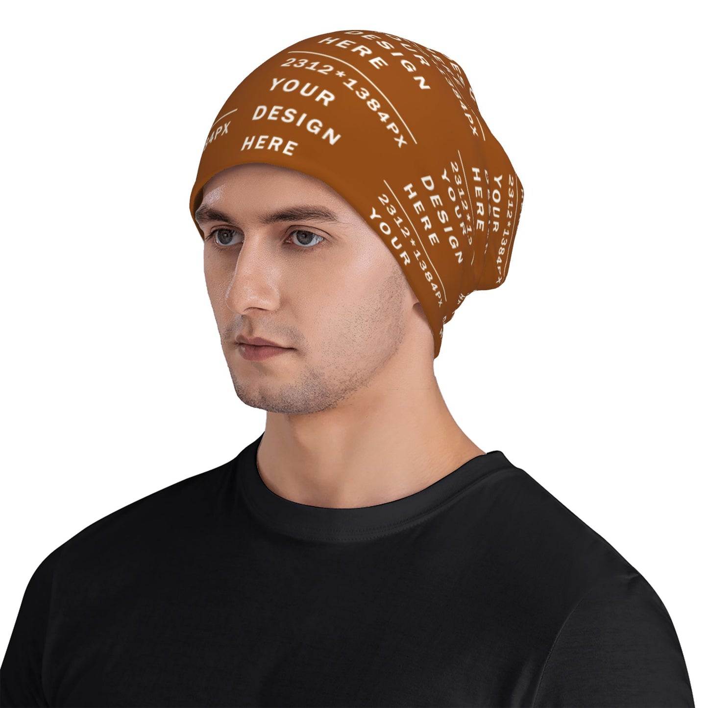 Custom full-printed Fashion Knitted Beanie