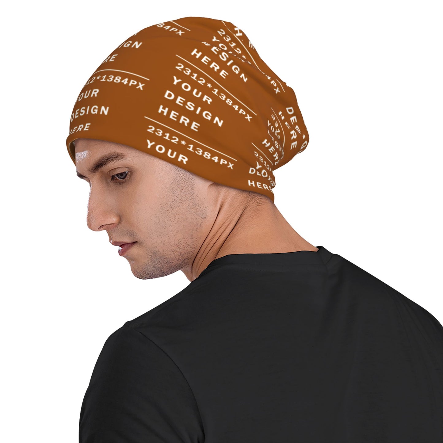 Custom full-printed Fashion Knitted Beanie