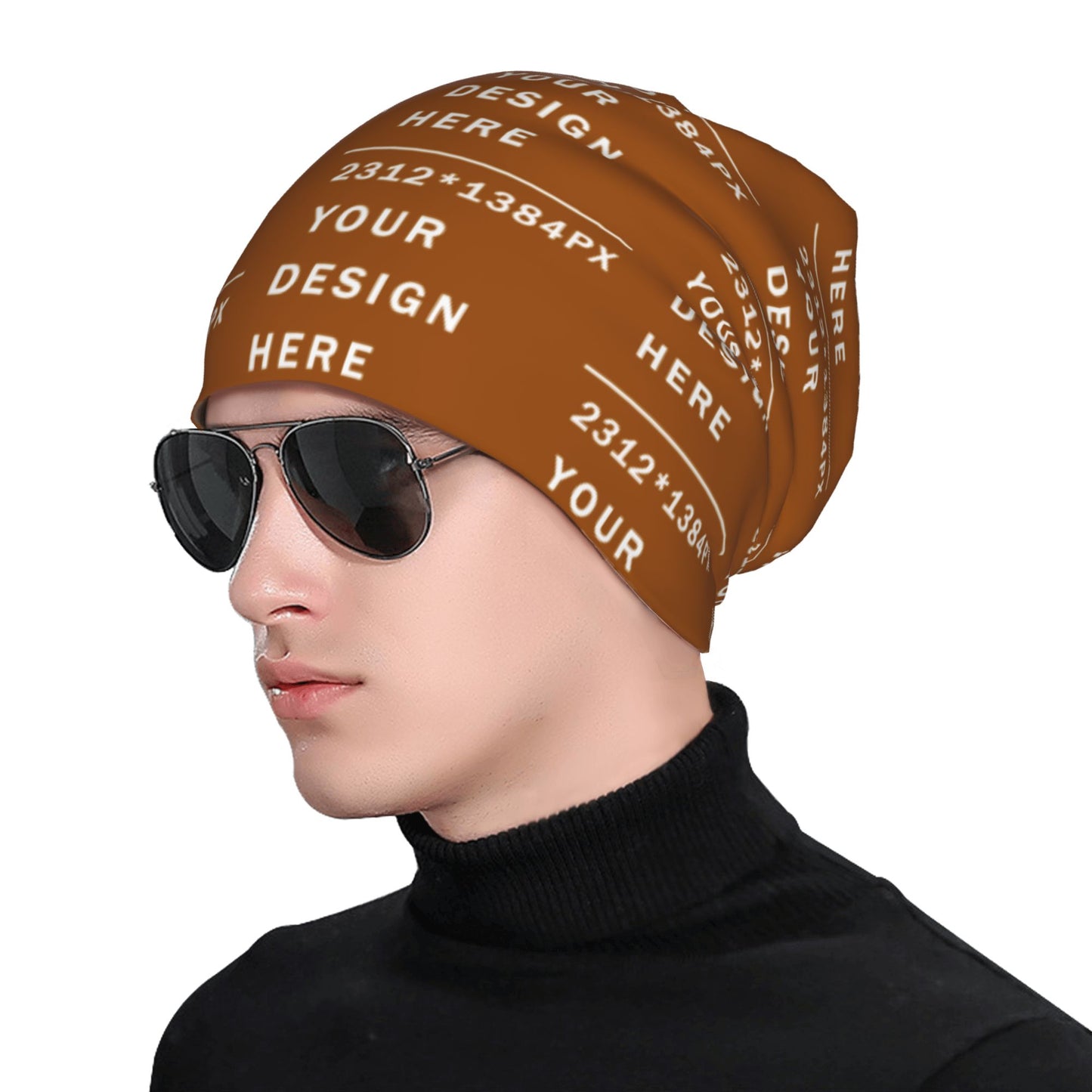 Custom full-printed Fashion Knitted Beanie