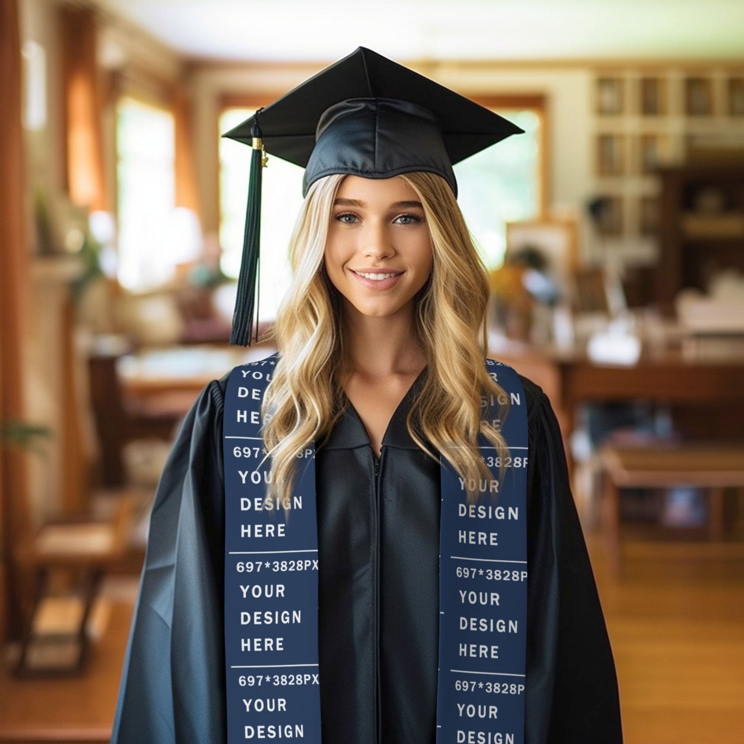 Custom Graduation Shawl Stole