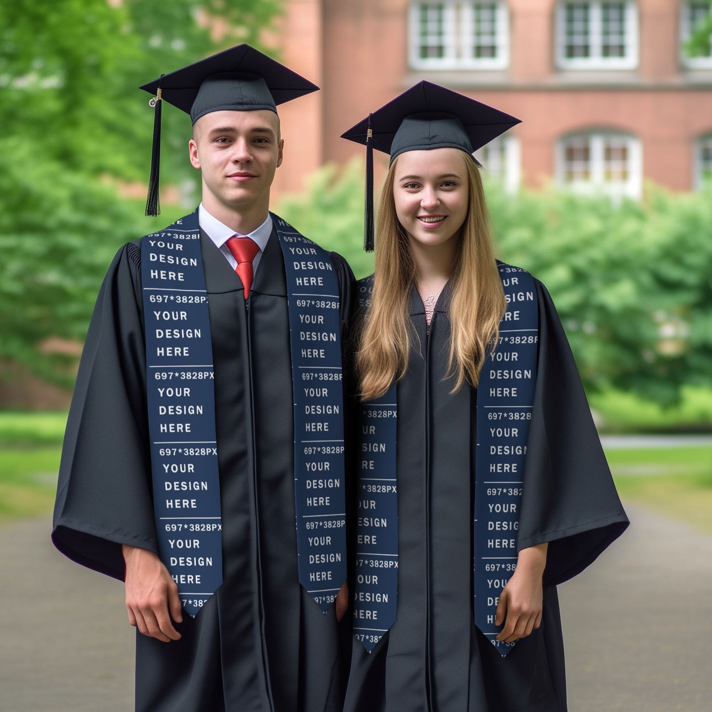 Custom Graduation Shawl Stole