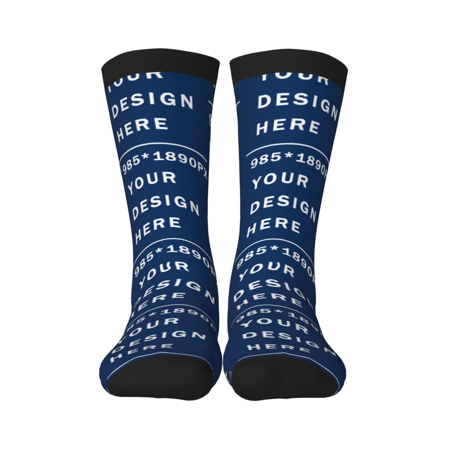 Custom Printed Adult Mid-calf Sock