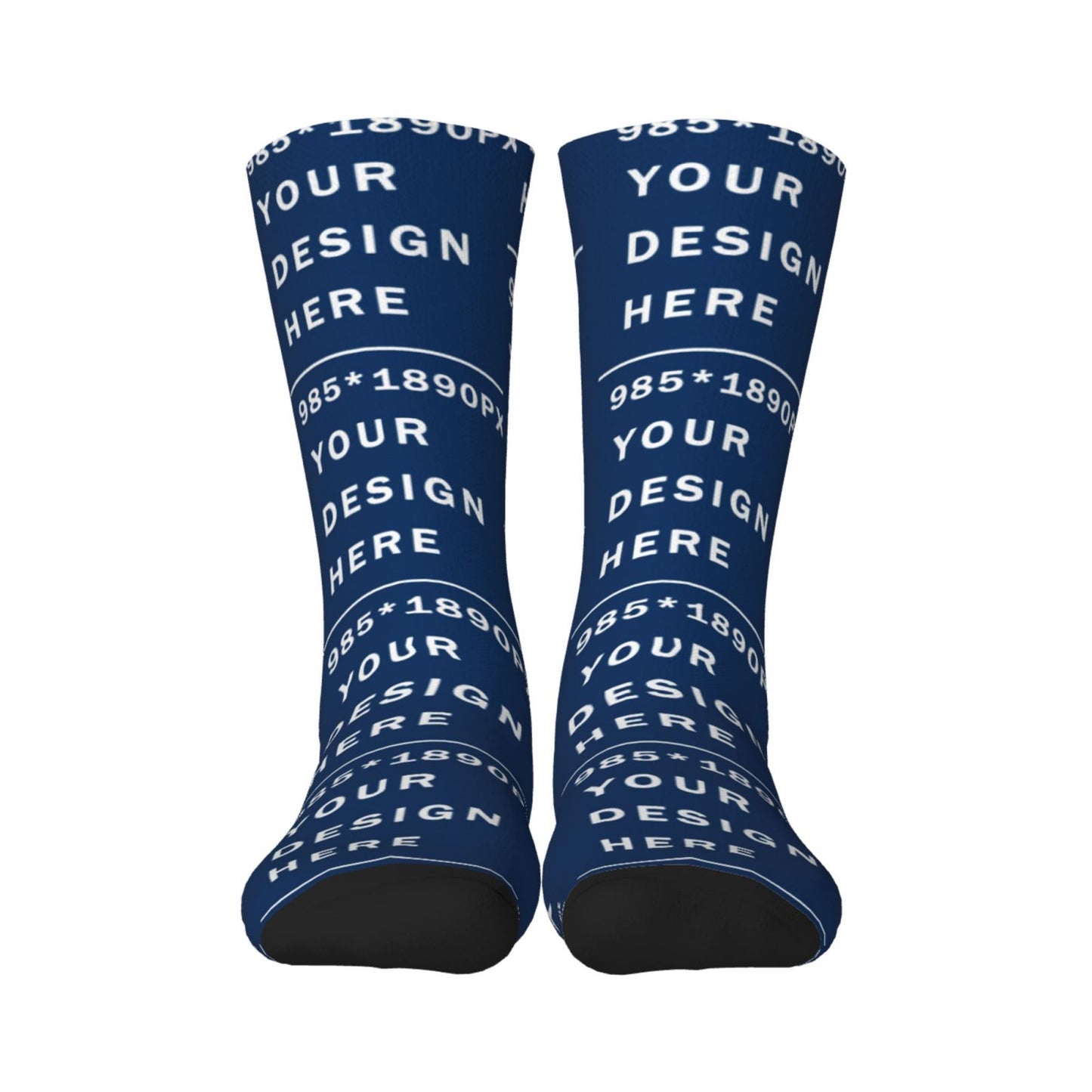 Custom Printed Adult Mid-calf Sock