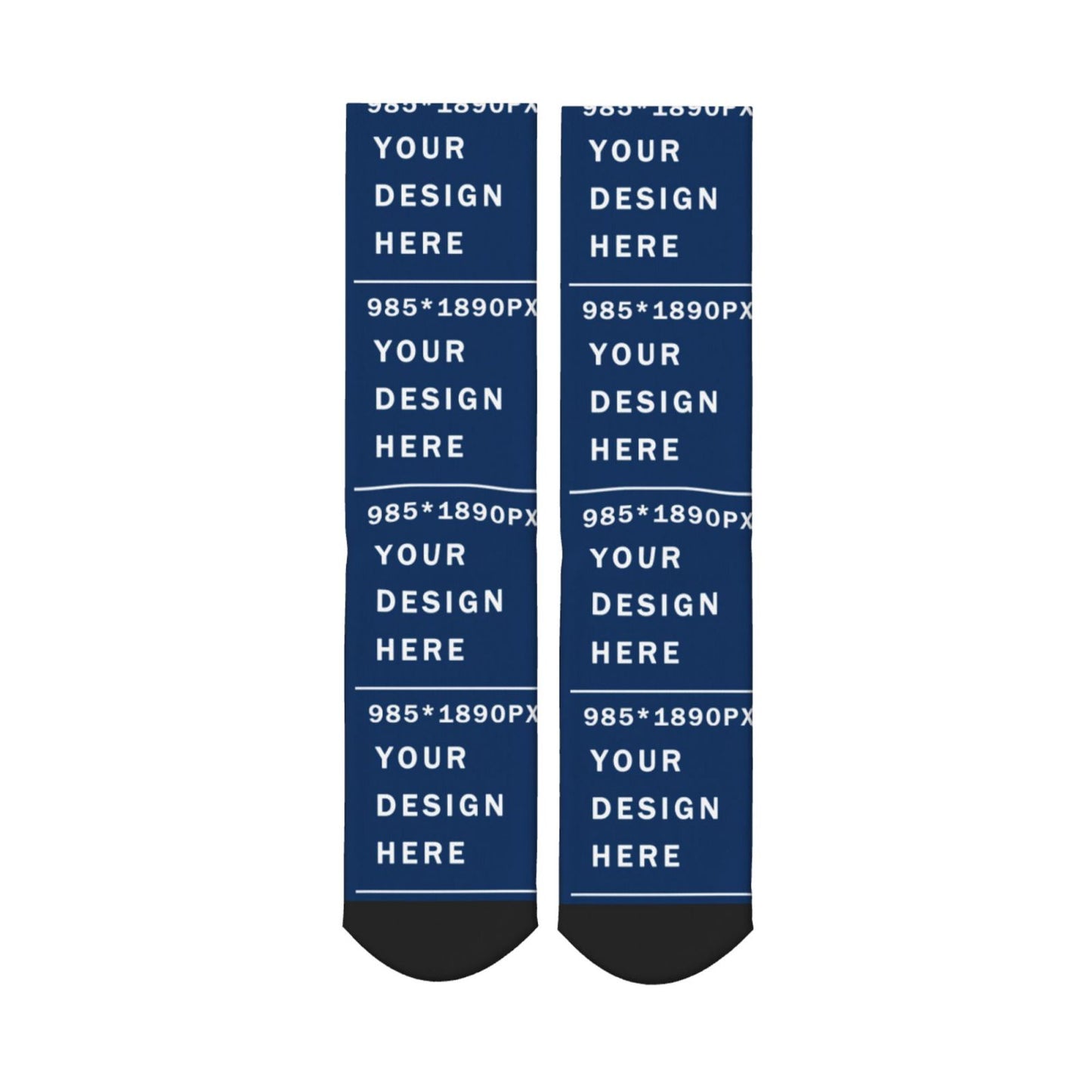 Custom Printed Adult Mid-calf Sock