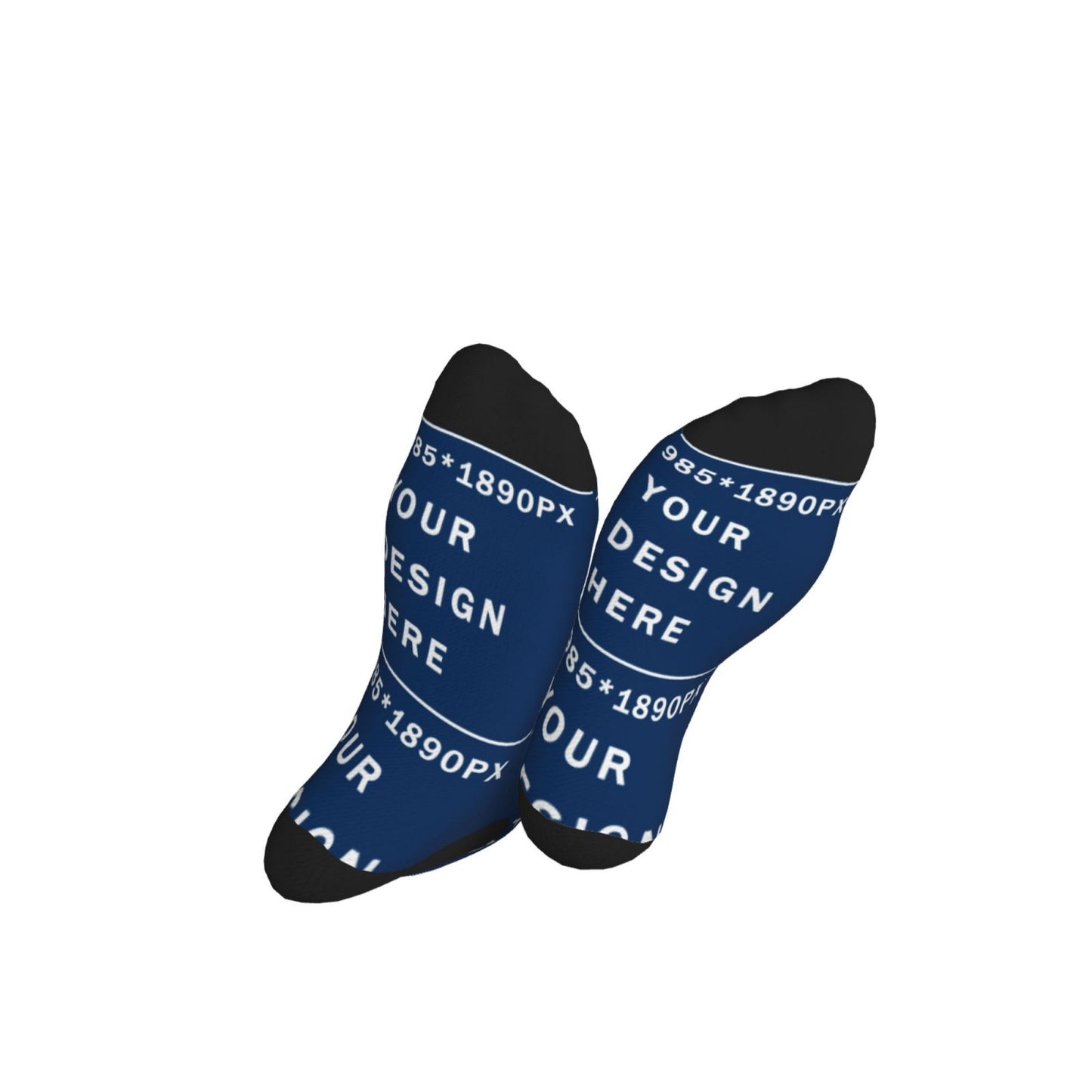 Custom Printed Adult Mid-calf Sock