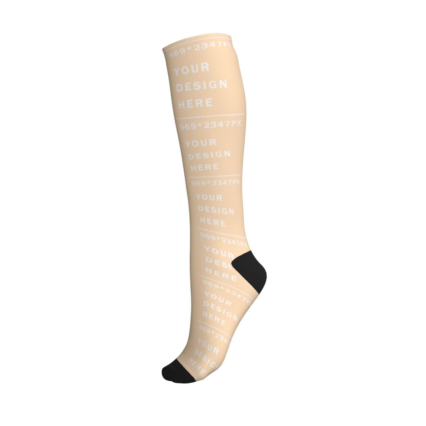 Custom Printed Adult Sports Compression Socks