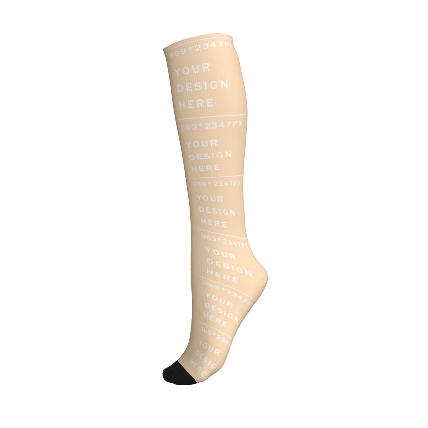 Custom Printed Adult Sports Compression Socks