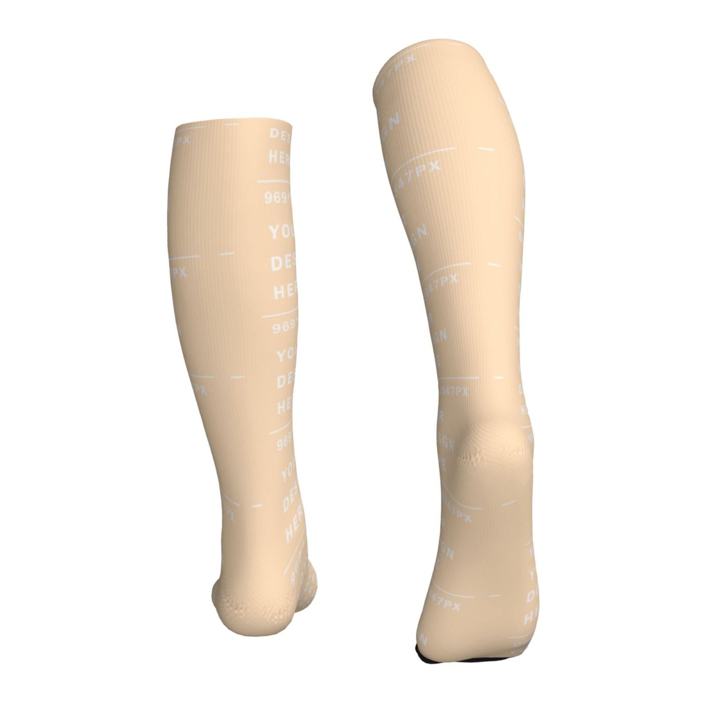 Custom Printed Adult Sports Compression Socks