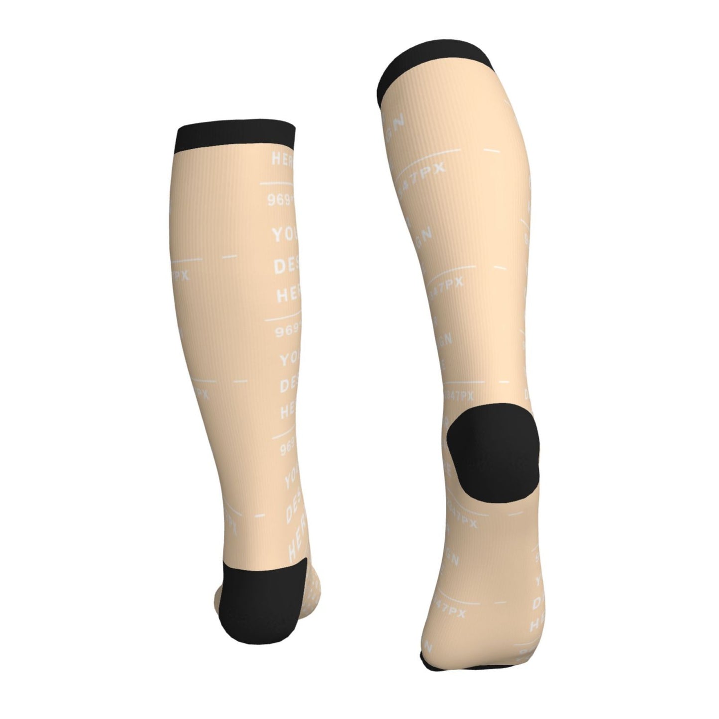 Custom Printed Adult Sports Compression Socks