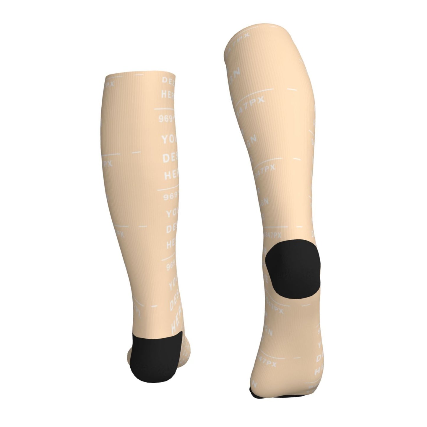 Custom Printed Adult Sports Compression Socks