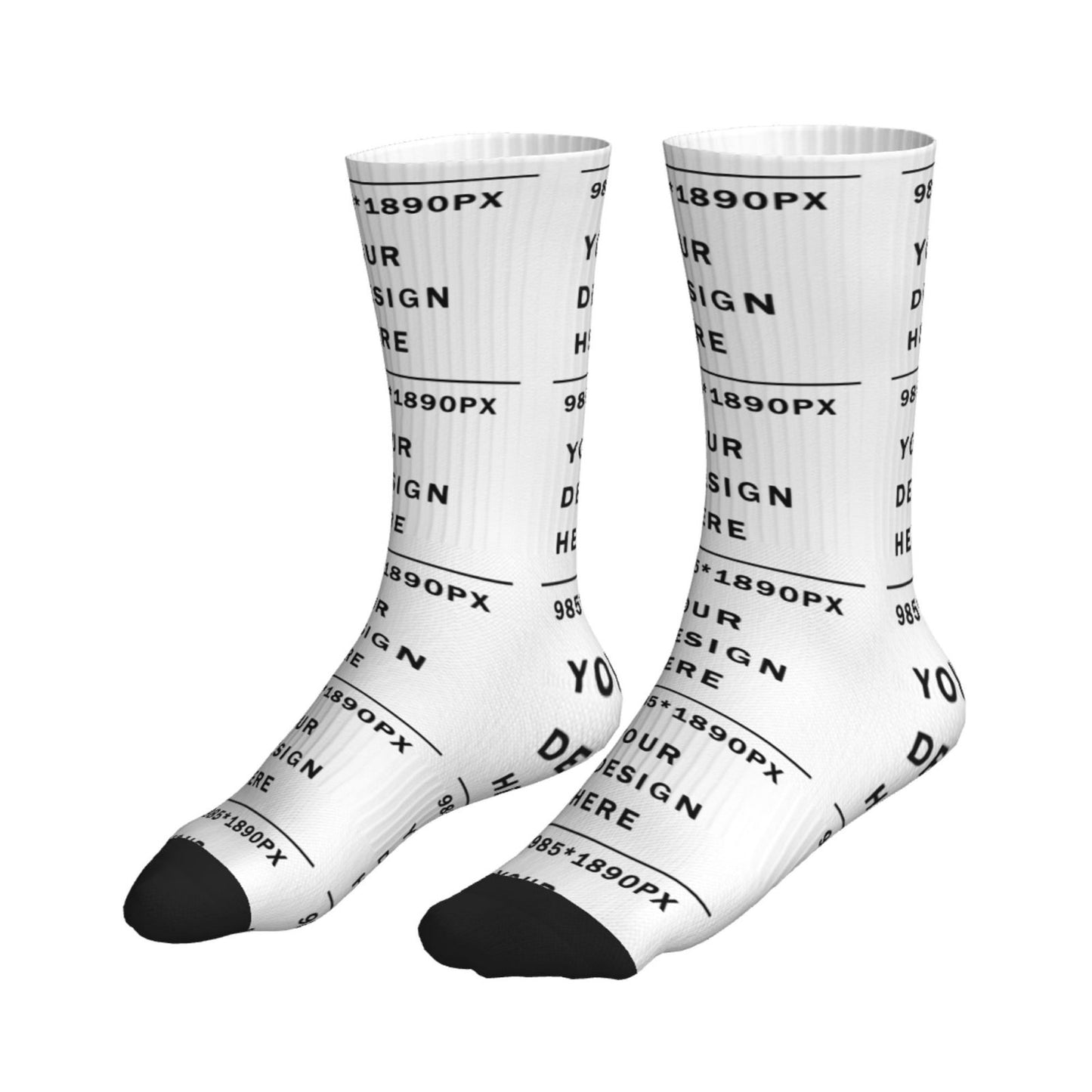 Custom Printed Adult Mid-Tube Sports Socks