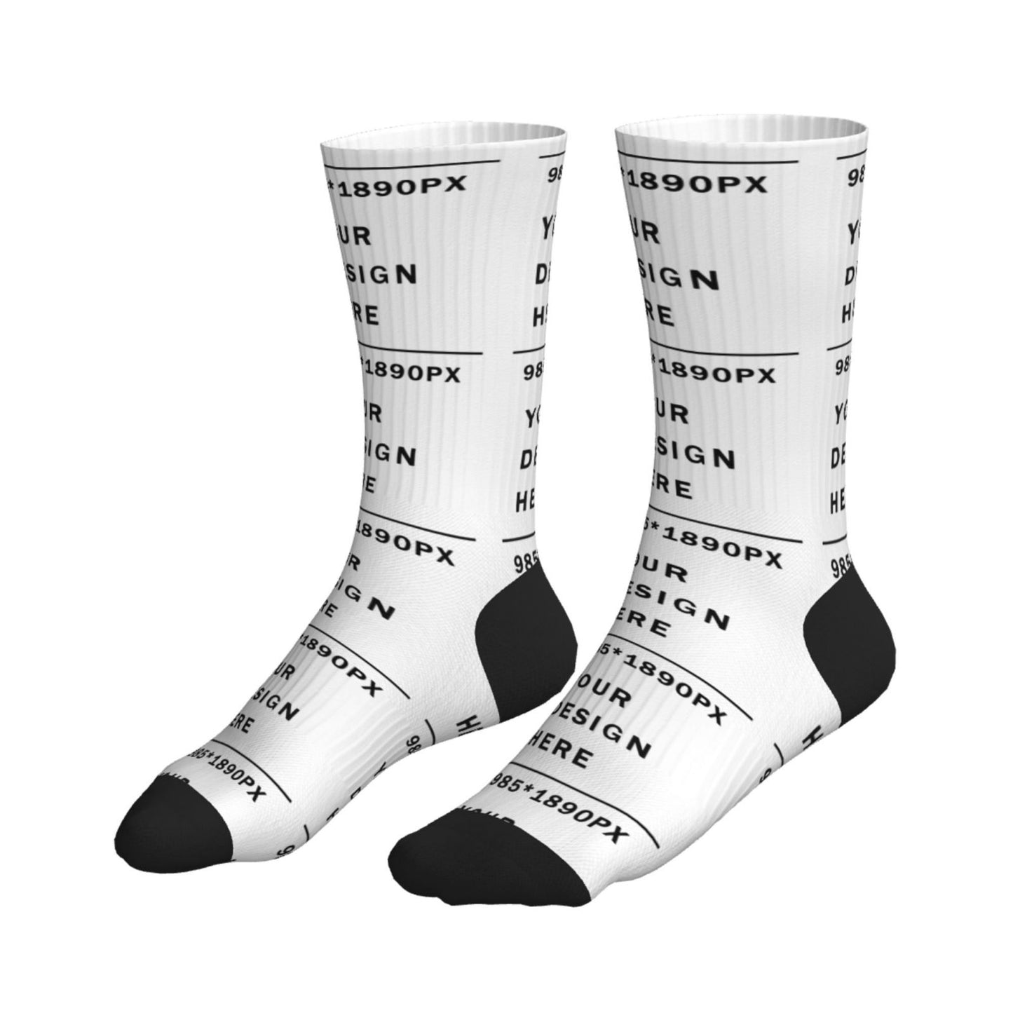 Custom Printed Adult Mid-Tube Sports Socks