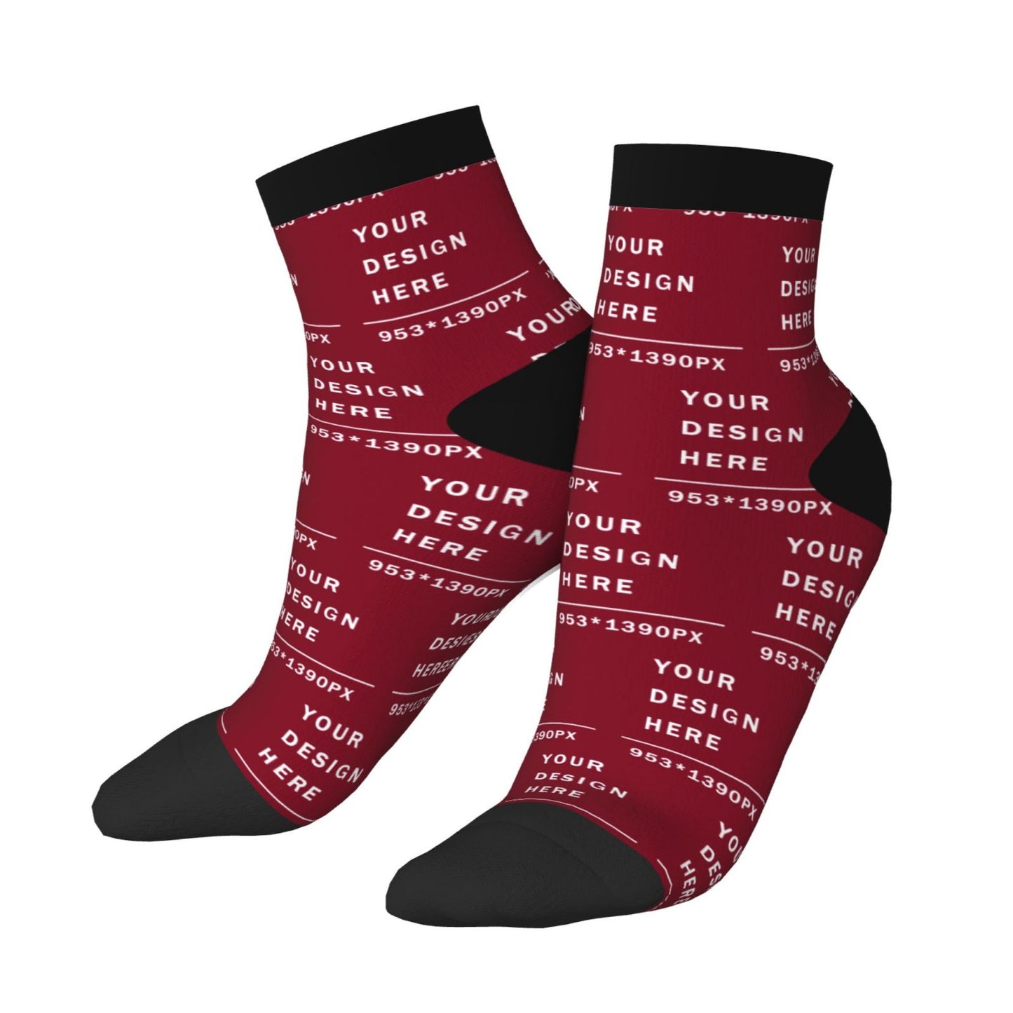 Custom Printed Adult Straight Socks (30cm)