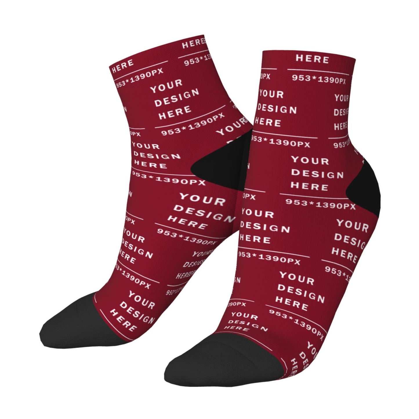 Custom Printed Adult Straight Socks (30cm)