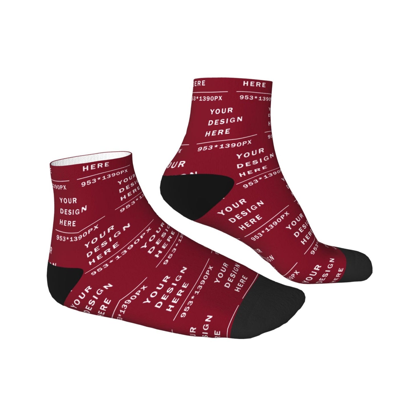 Custom Printed Adult Straight Socks (30cm)