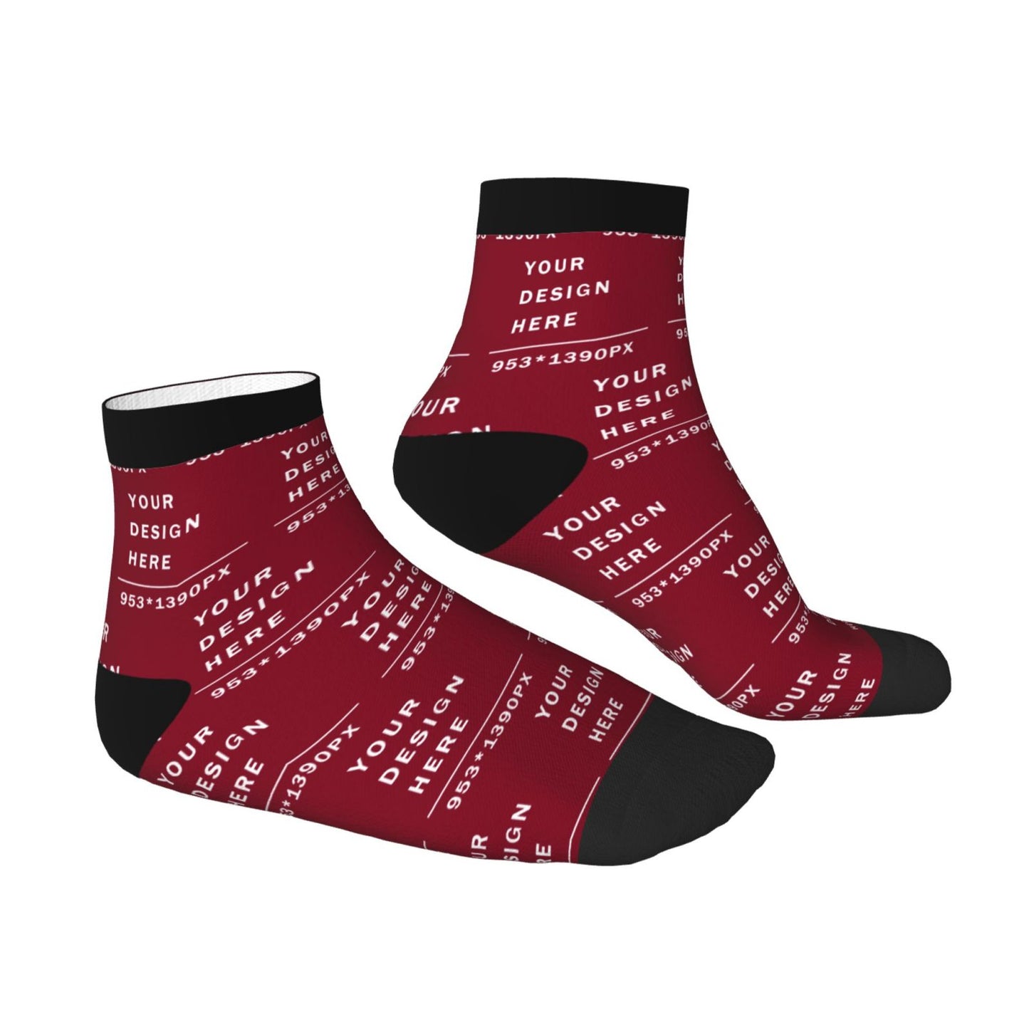 Custom Printed Adult Straight Socks (30cm)