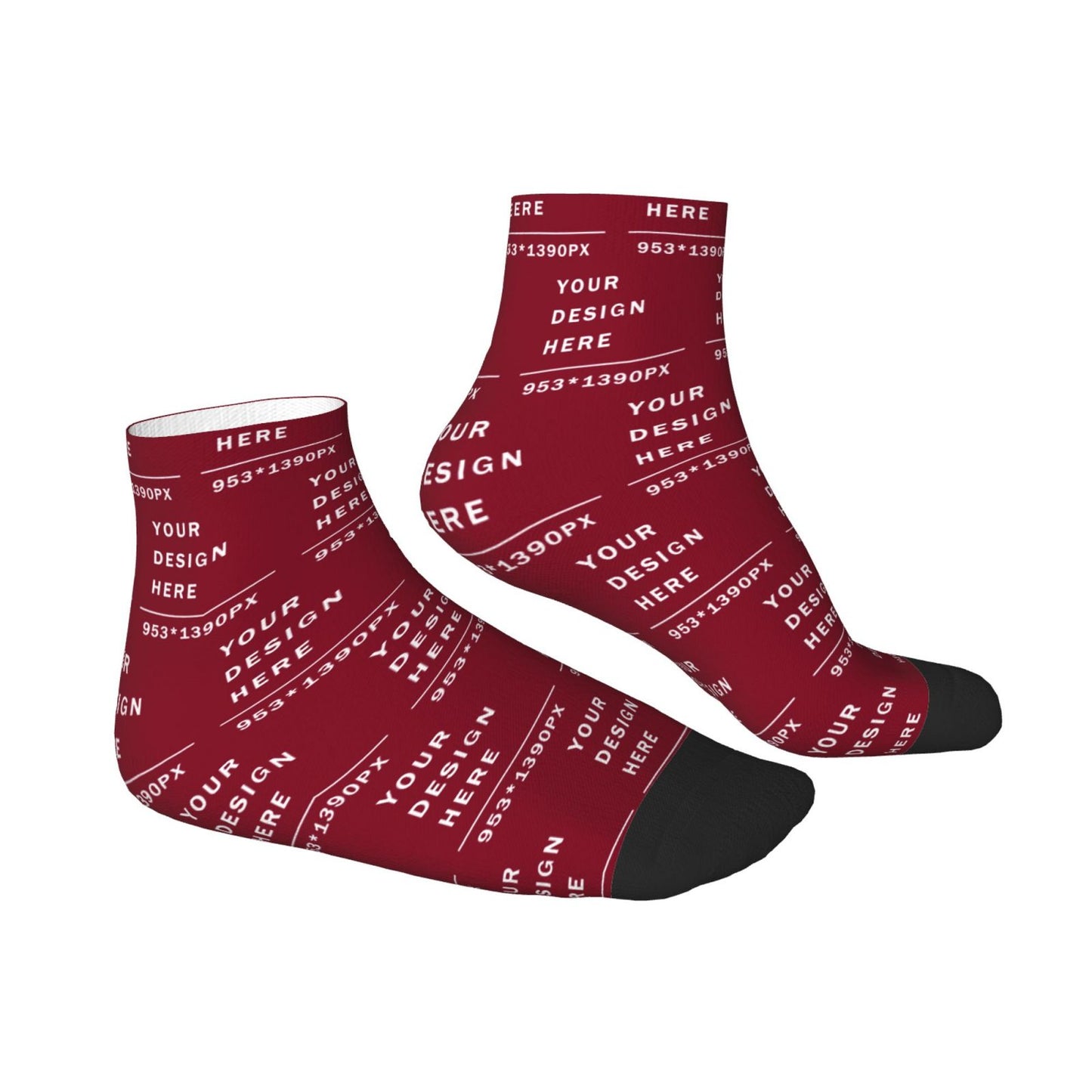 Custom Printed Adult Straight Socks (30cm)