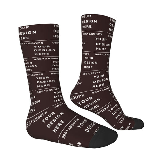 Custom Printed Adult Mid-calf Socks