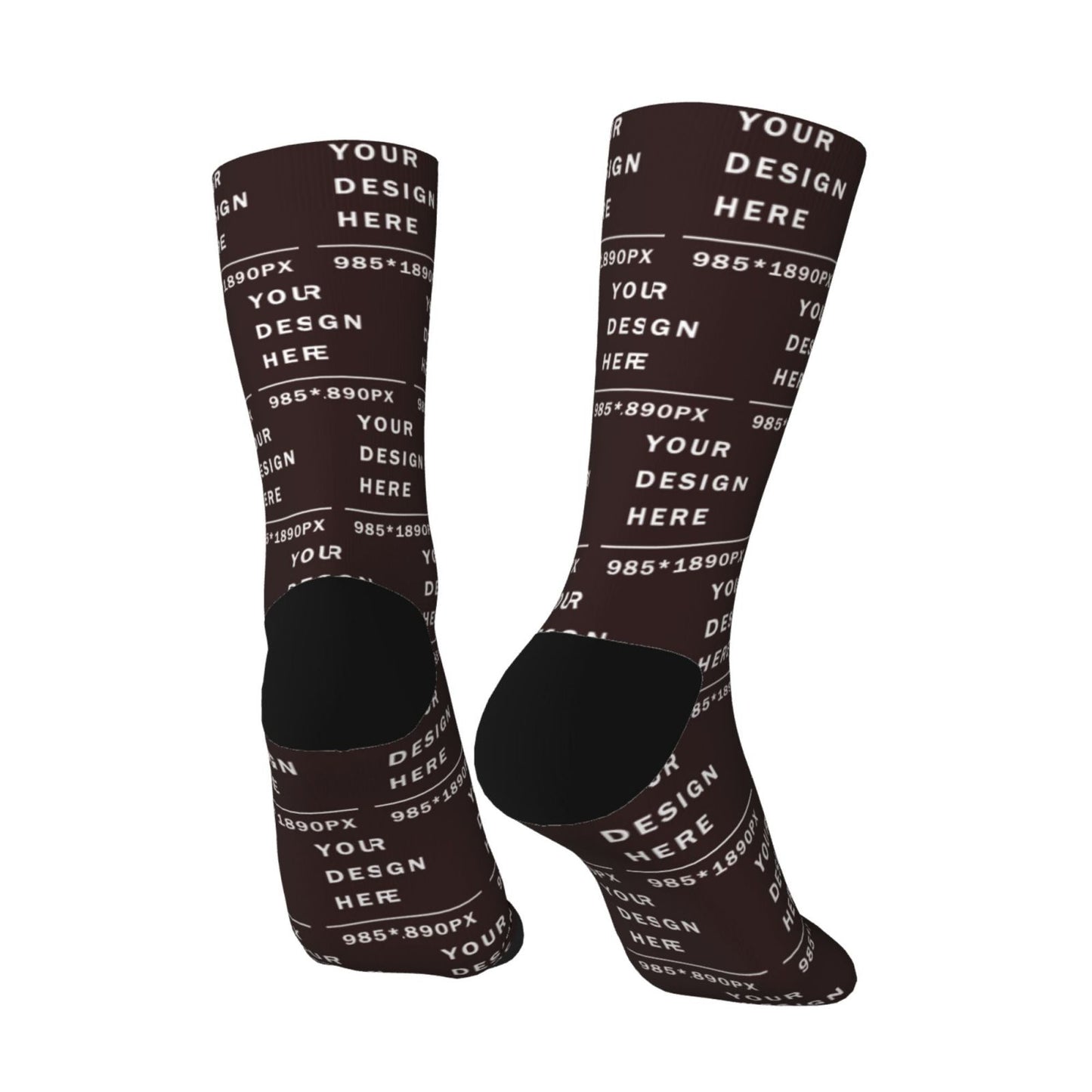 Custom Printed Adult Mid-calf Socks