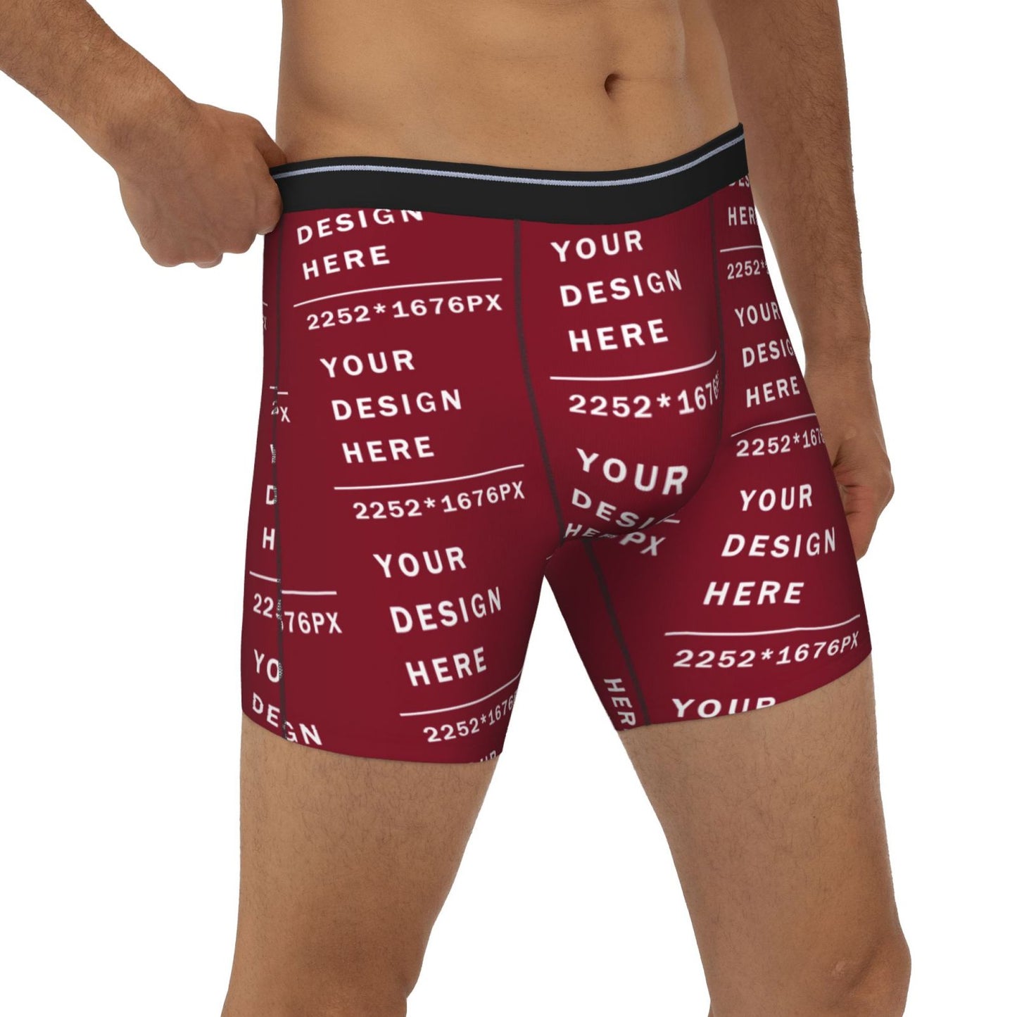 Custom Men's extended Boxer Briefs