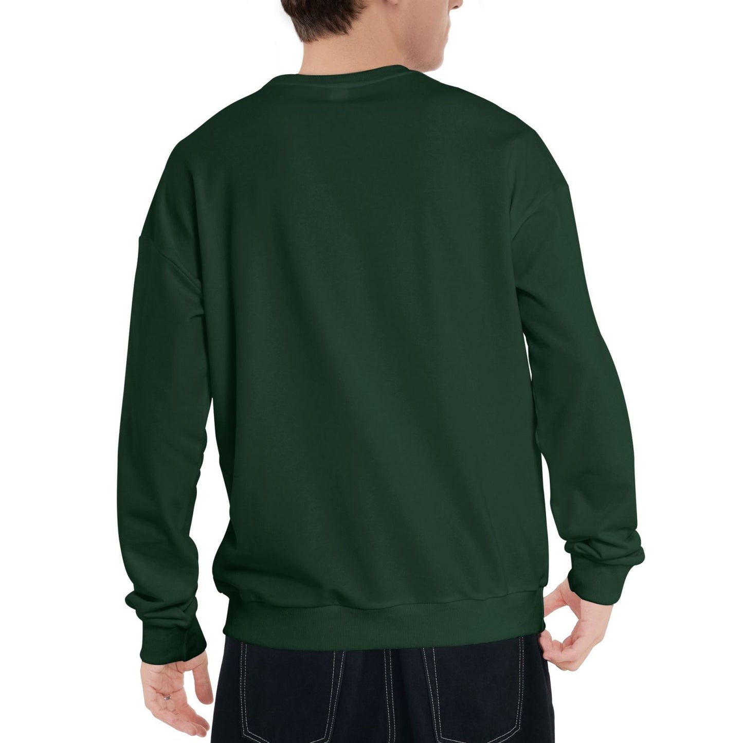 Custom Men's Cotton Crew-neck Hoodie