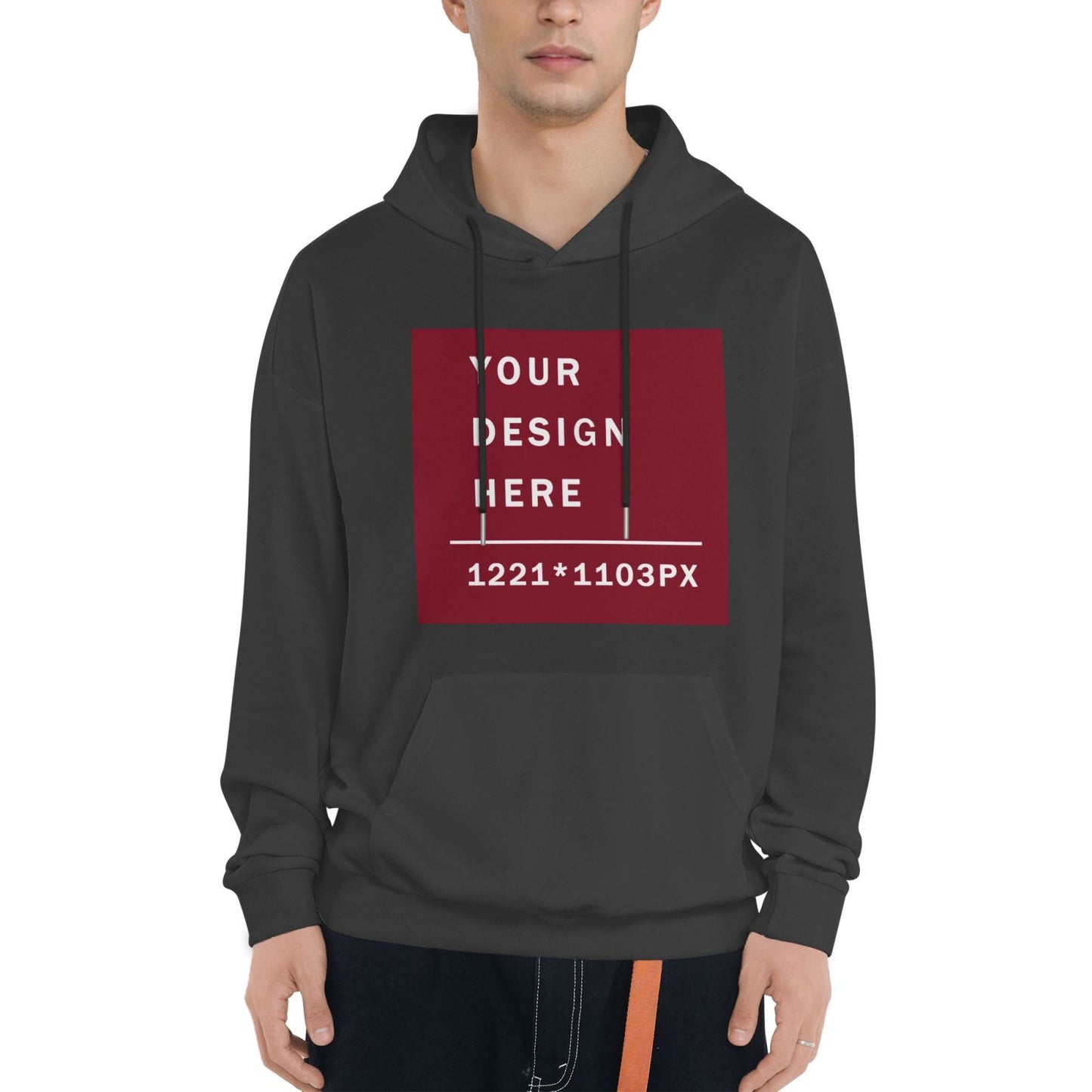 Custom Men's Cotton  Hoodie