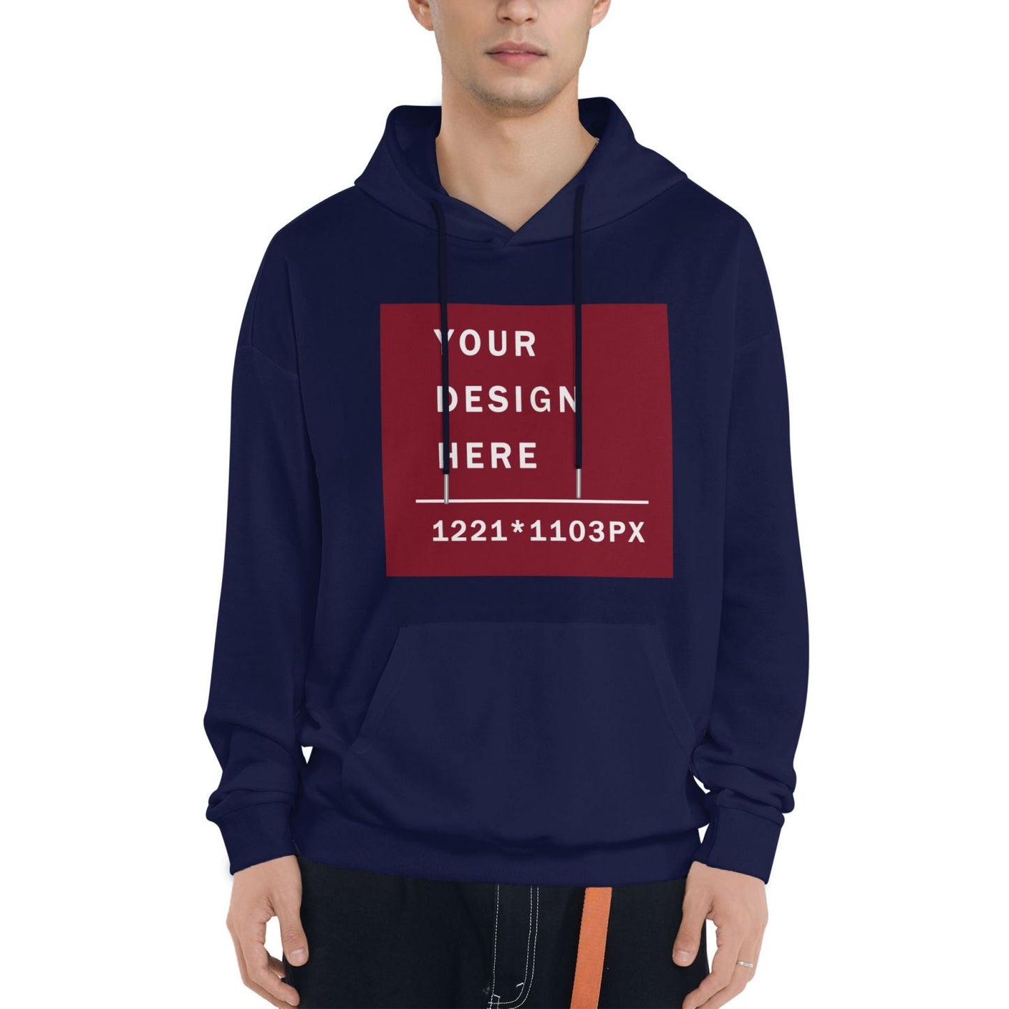 Custom Men's Cotton  Hoodie