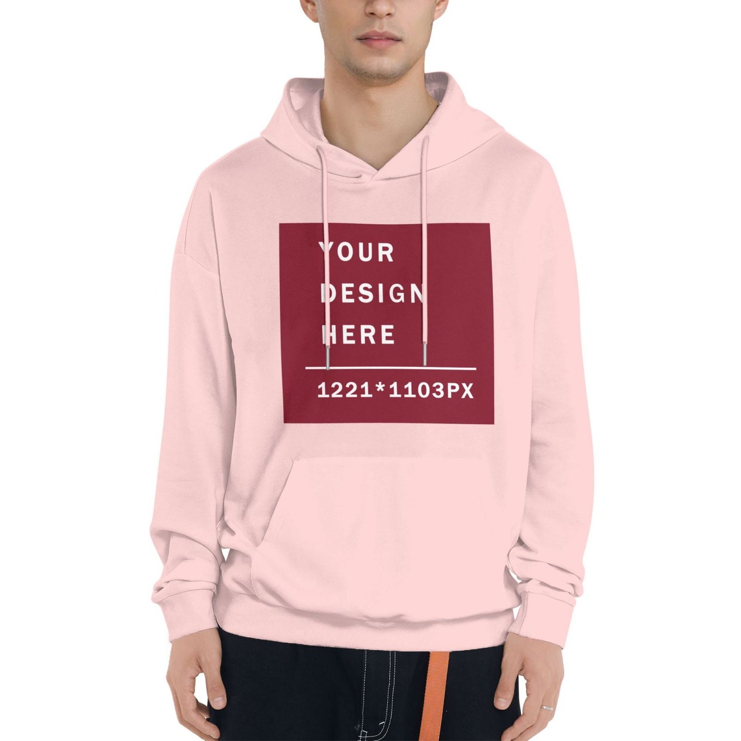 Custom Men's Cotton  Hoodie