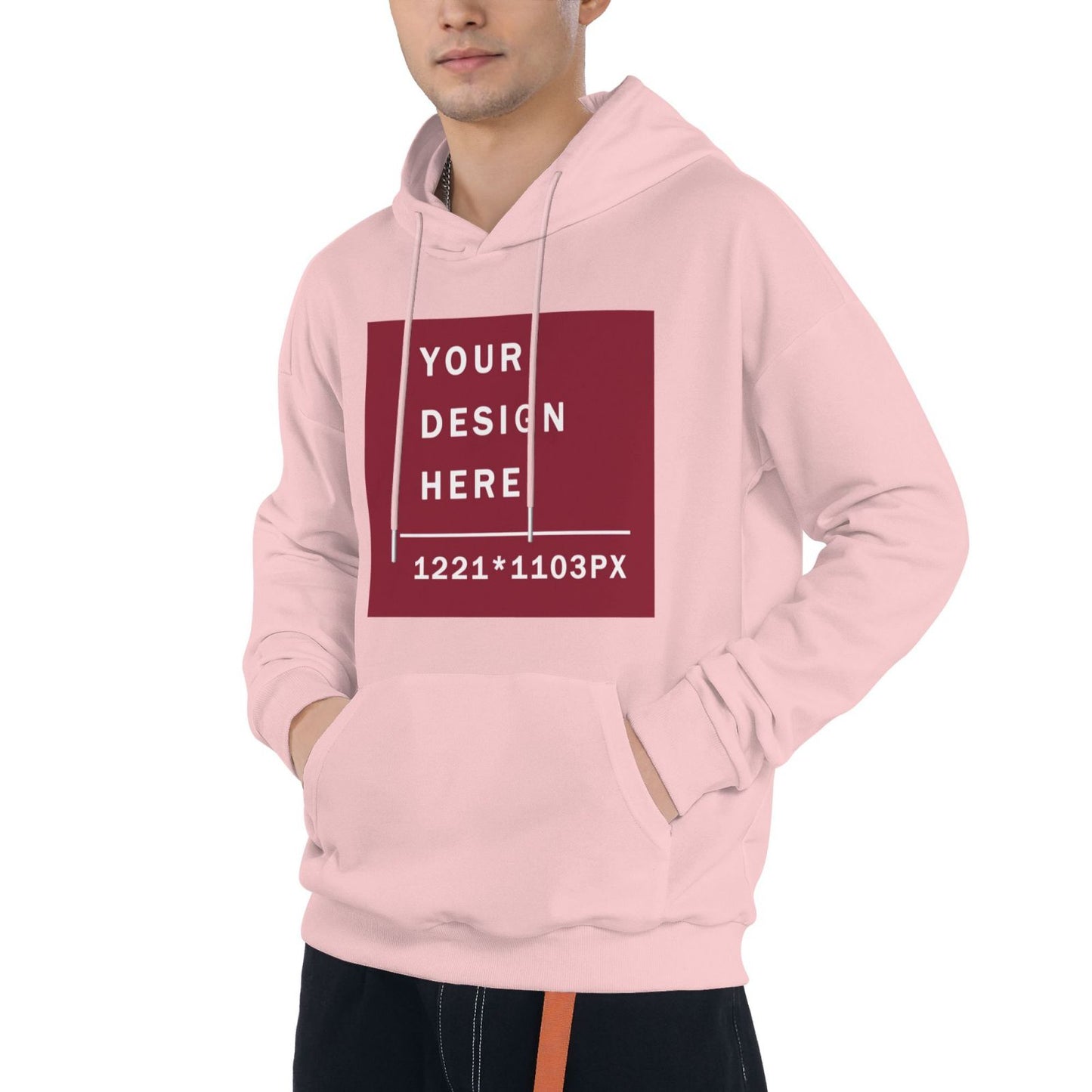 Custom Men's Cotton  Hoodie