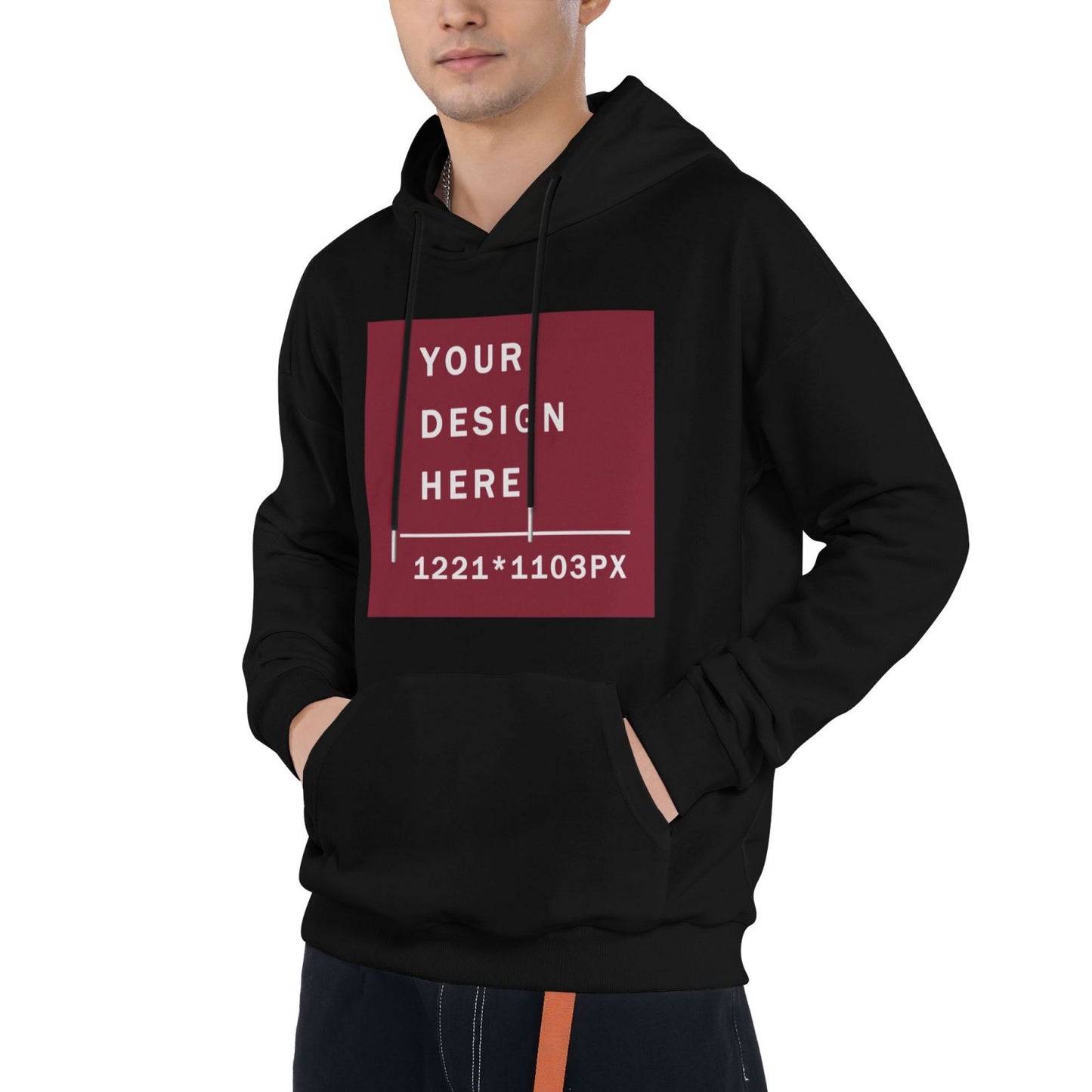 Custom Men's Cotton  Hoodie