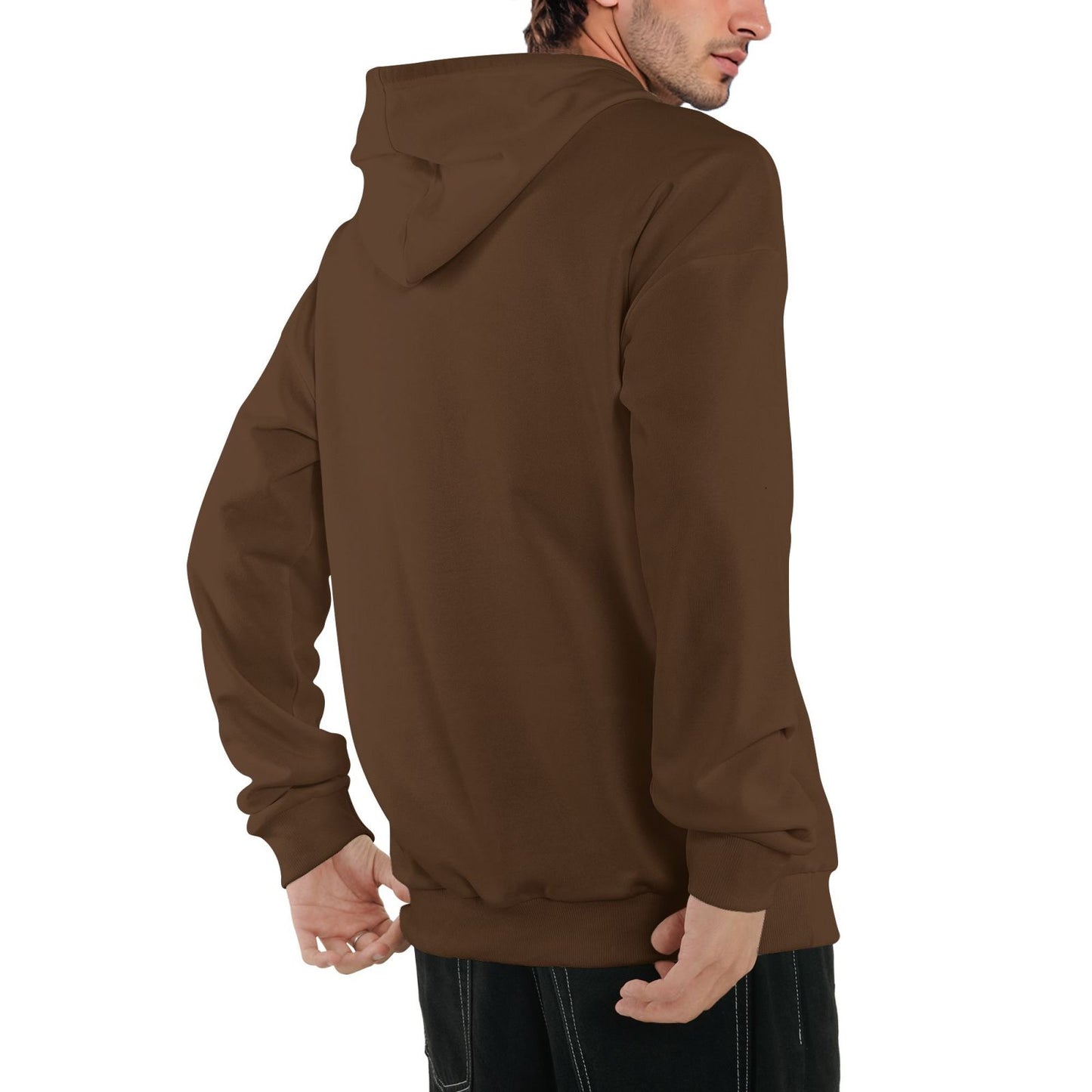 Custom Men's winter fleece hoodie