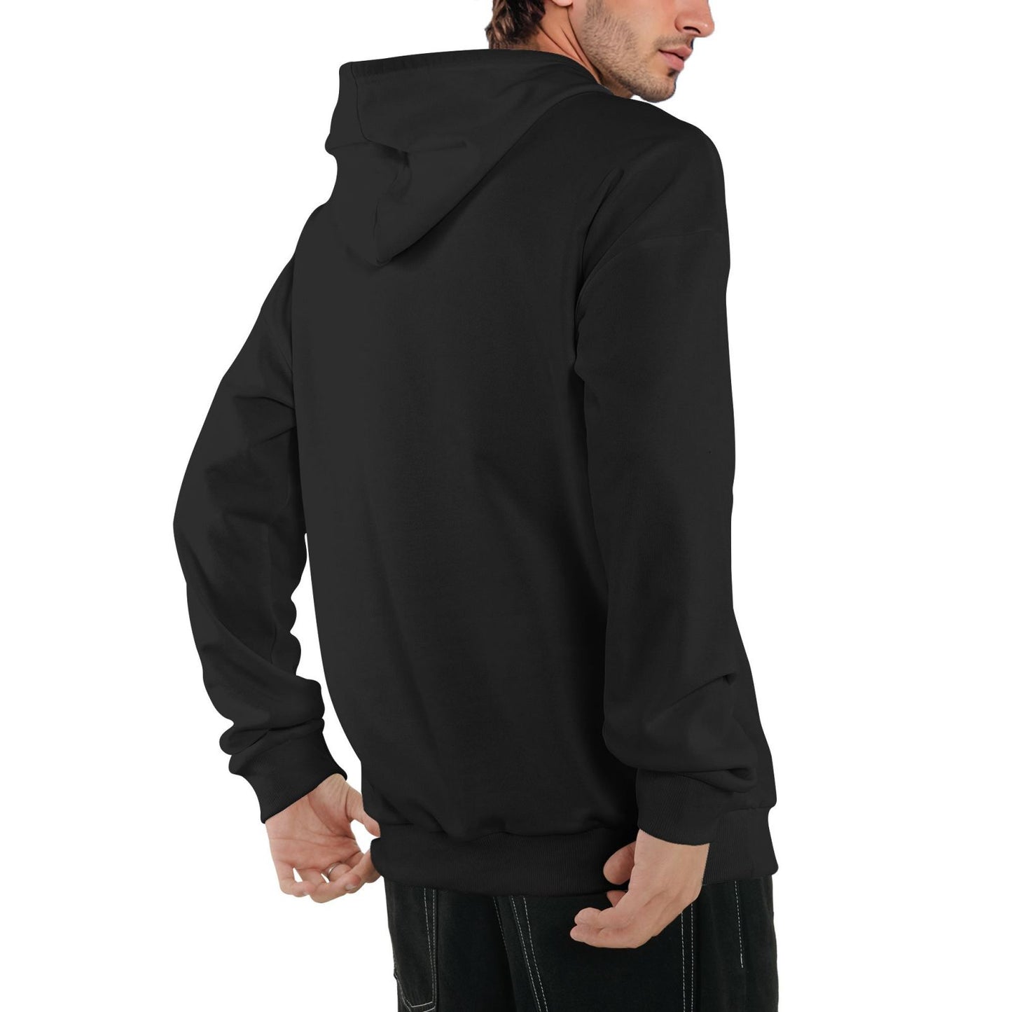 Custom Men's winter fleece hoodie